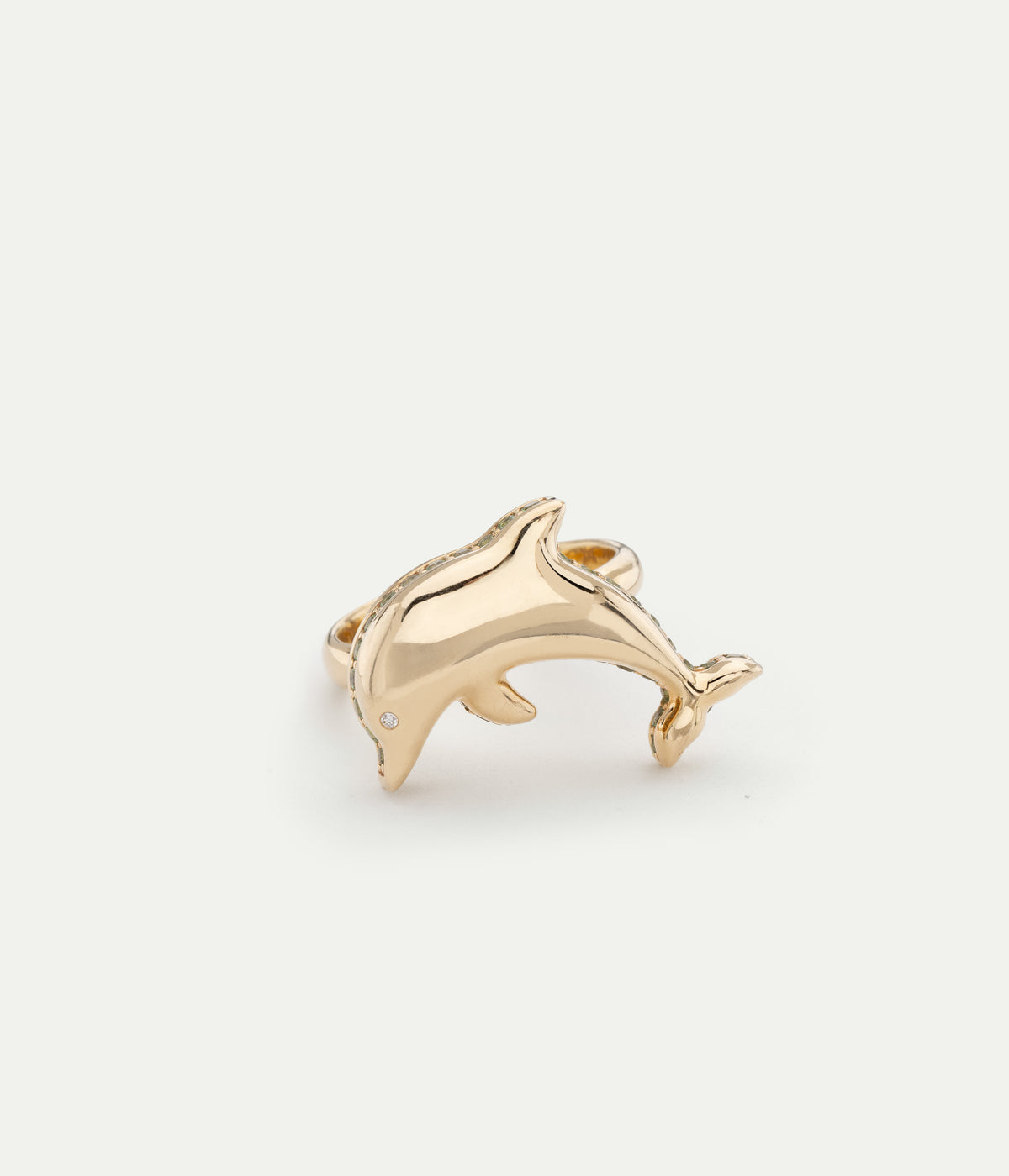Dolphin Bubble mini ring