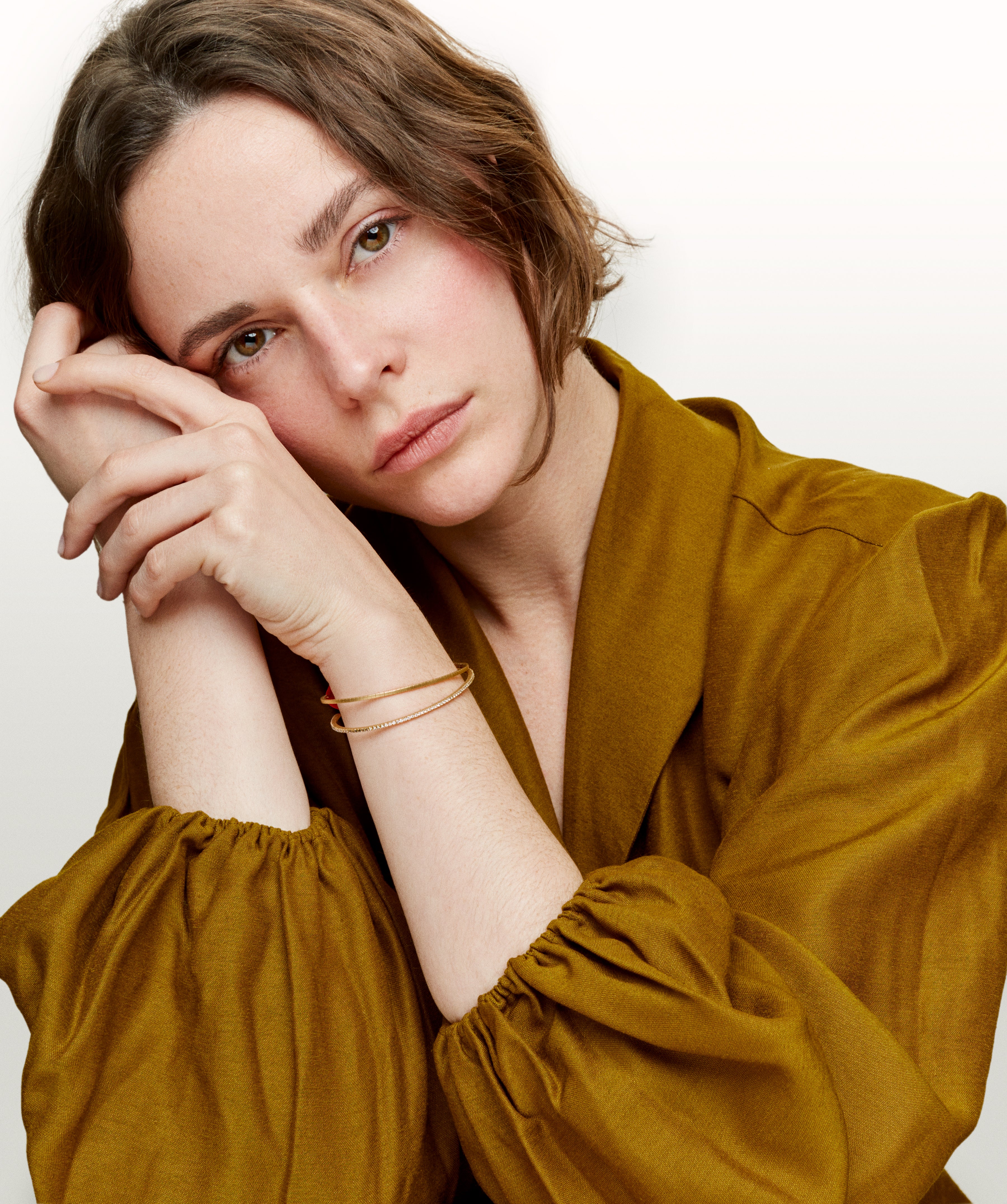 Paula M yellow gold bracelet