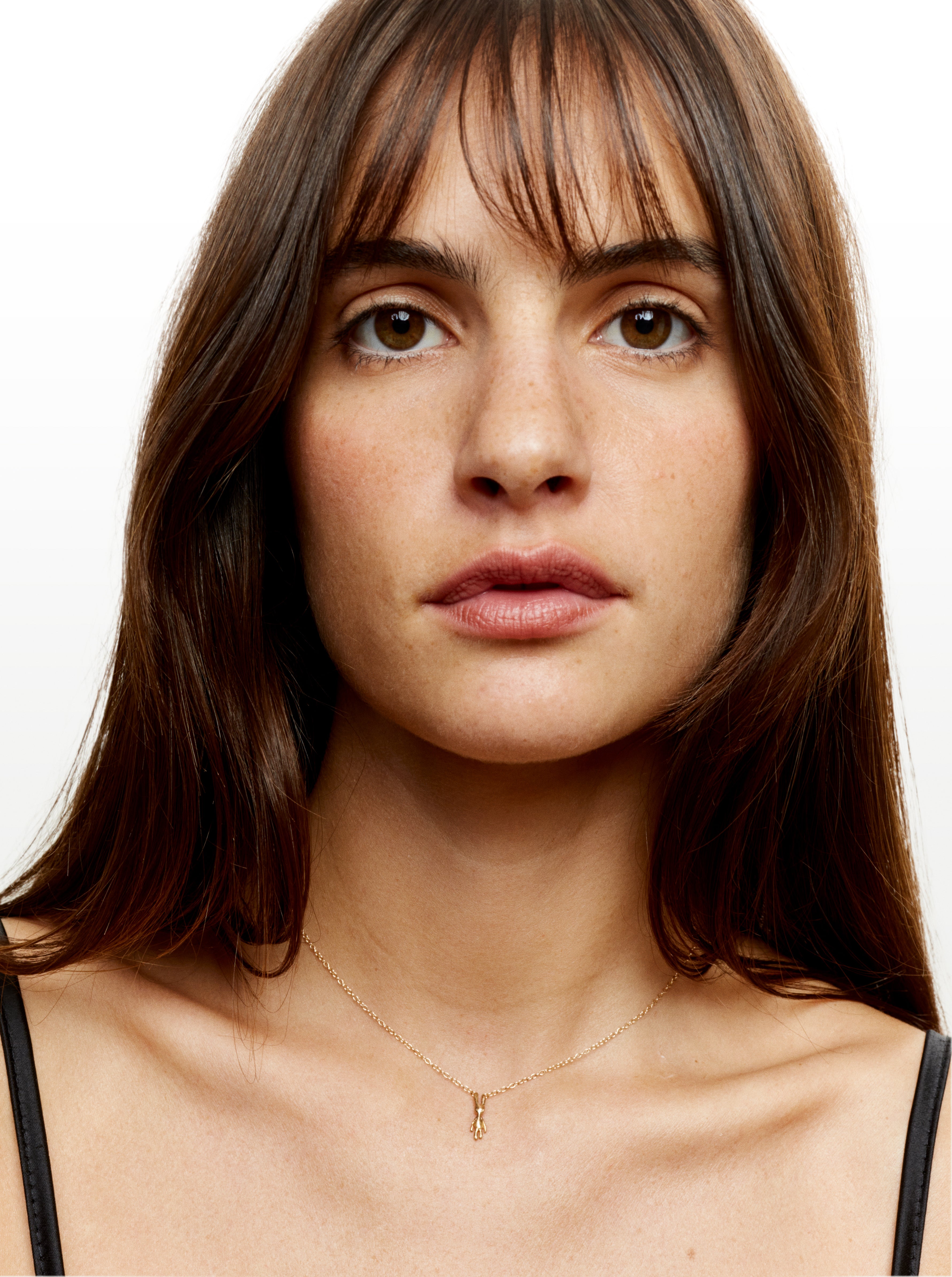 Baby Lapin yellow gold necklace