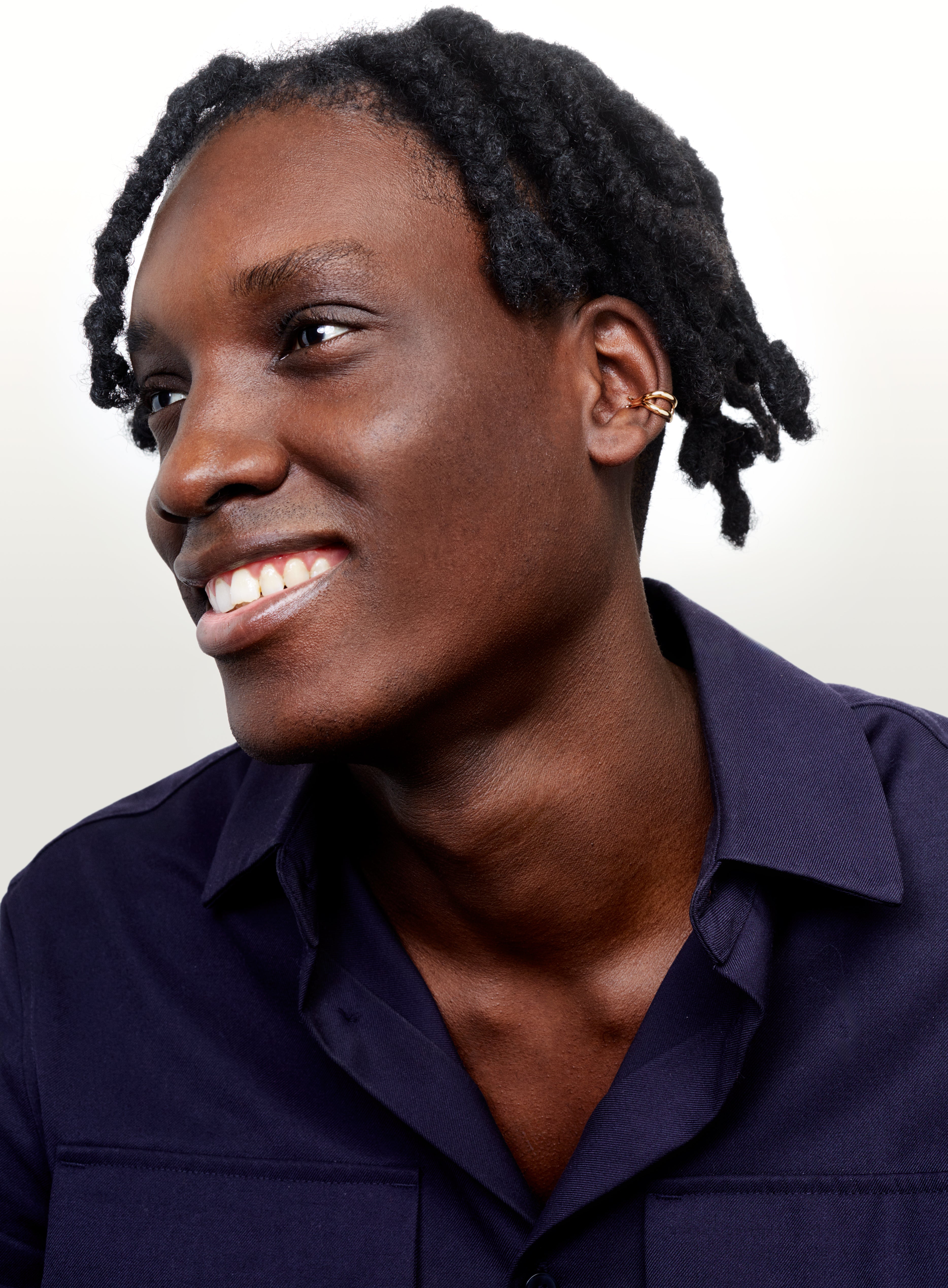 Yellow gold Eboris earcuff