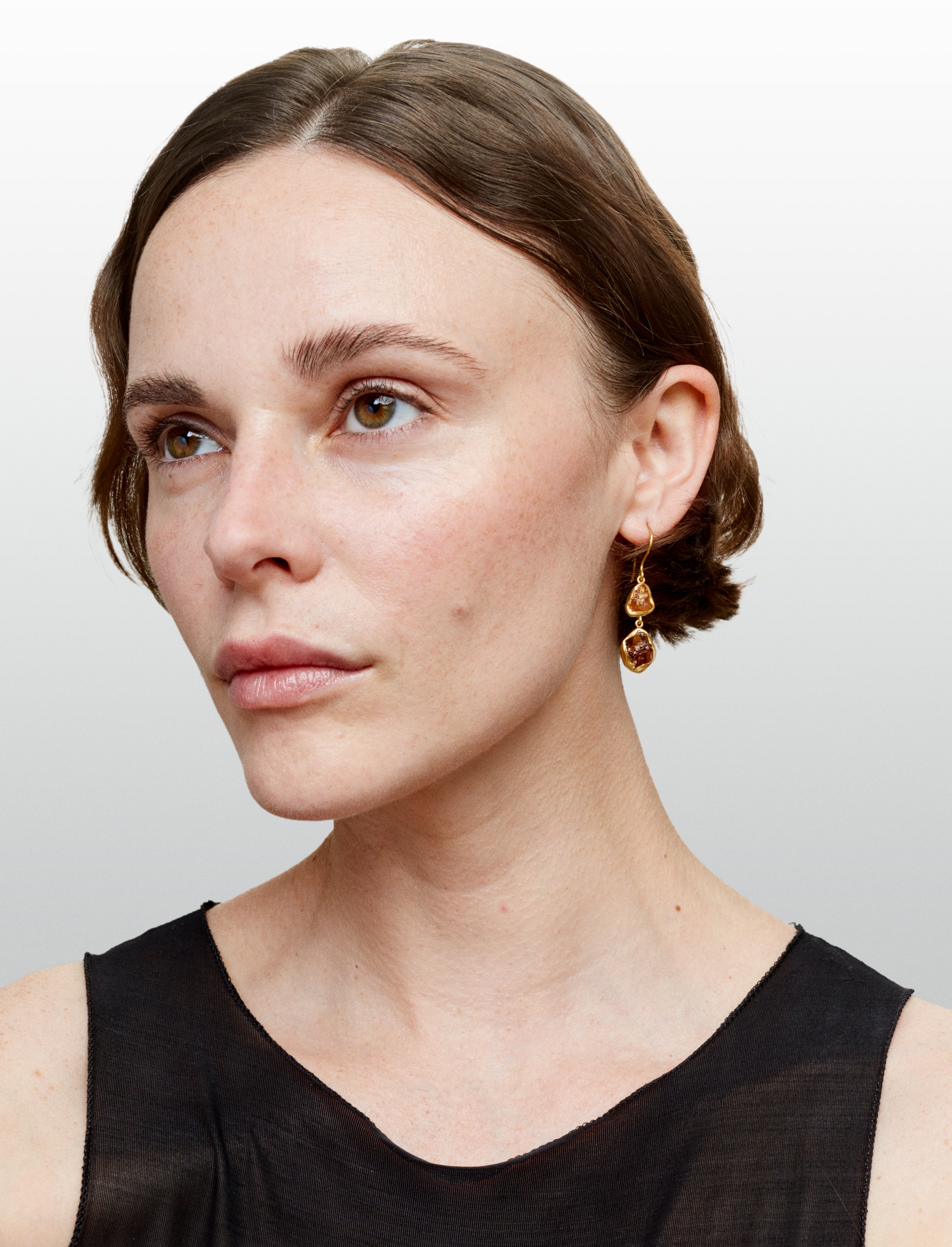 Metamorphic Double Drop Earrings