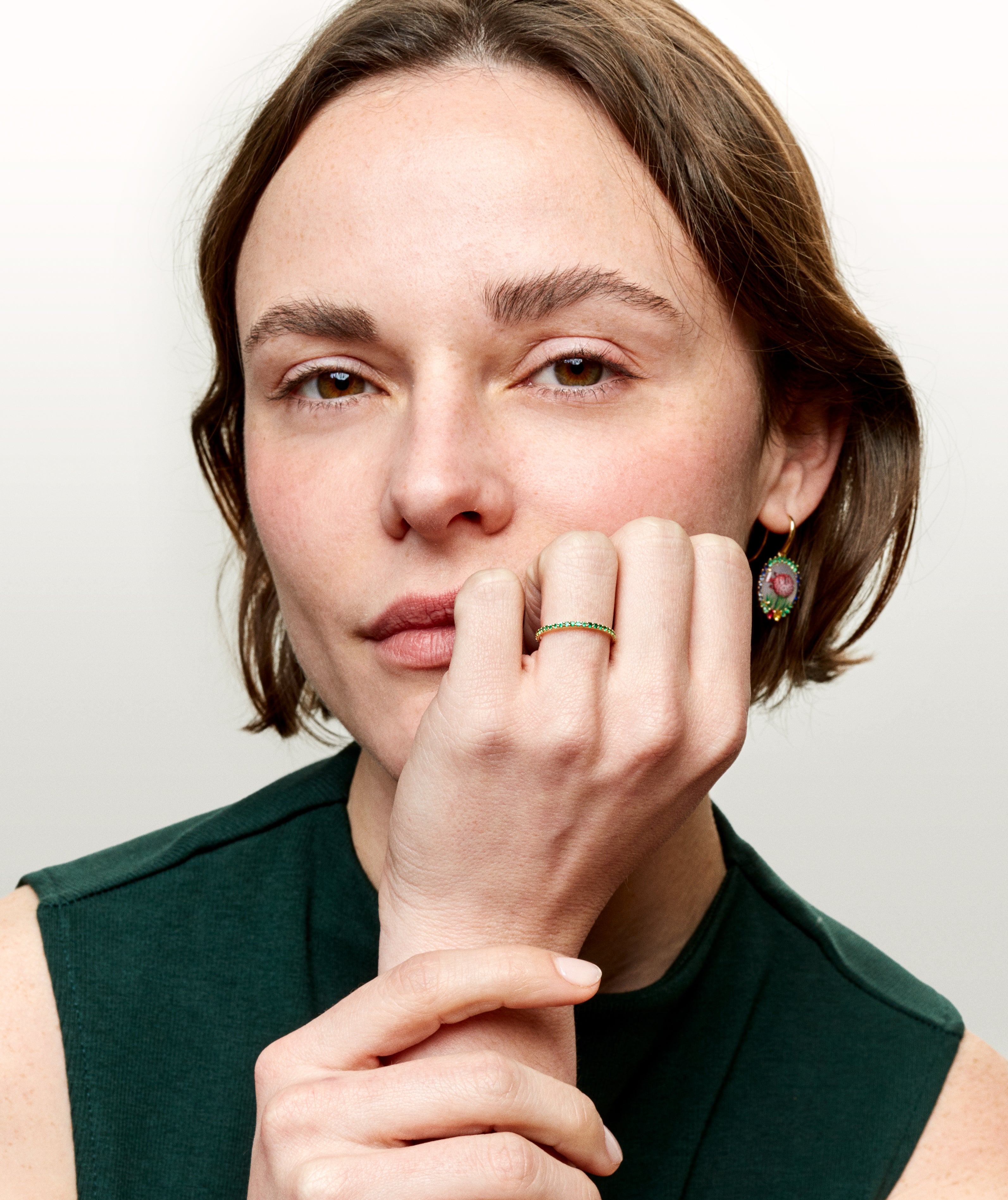 Solange Rich emerald ring