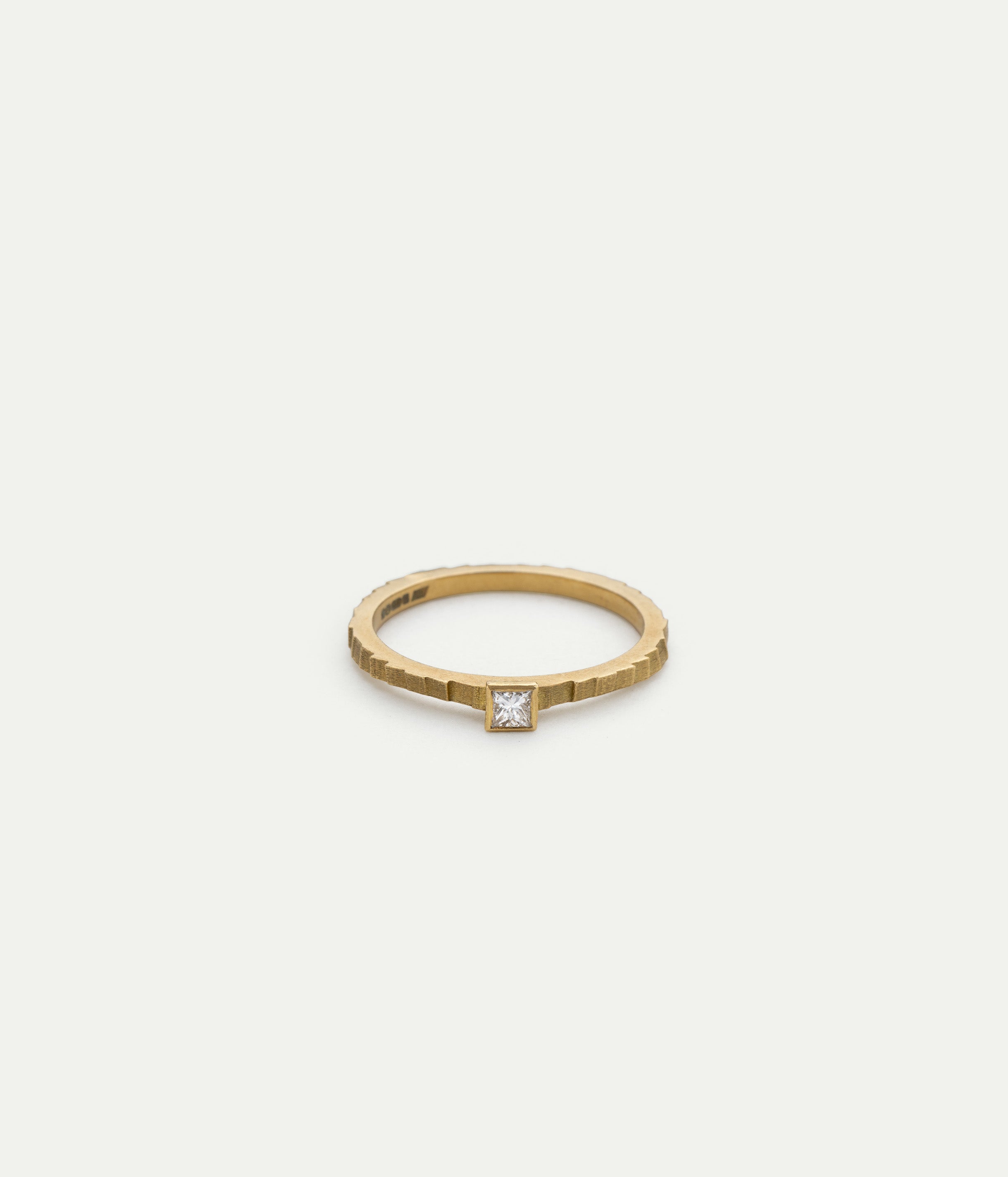 Single Square diamond ring