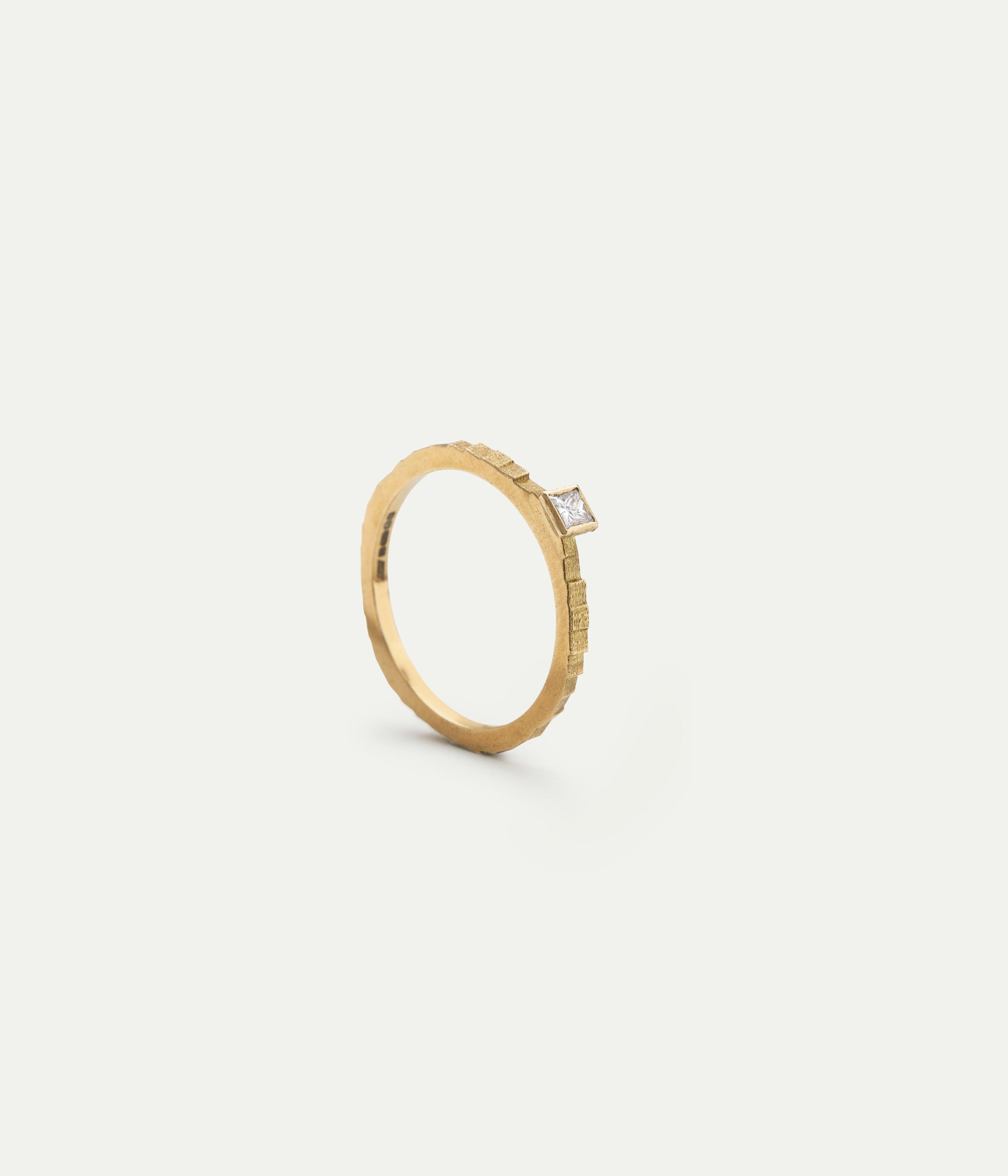 Bague single Square diamant