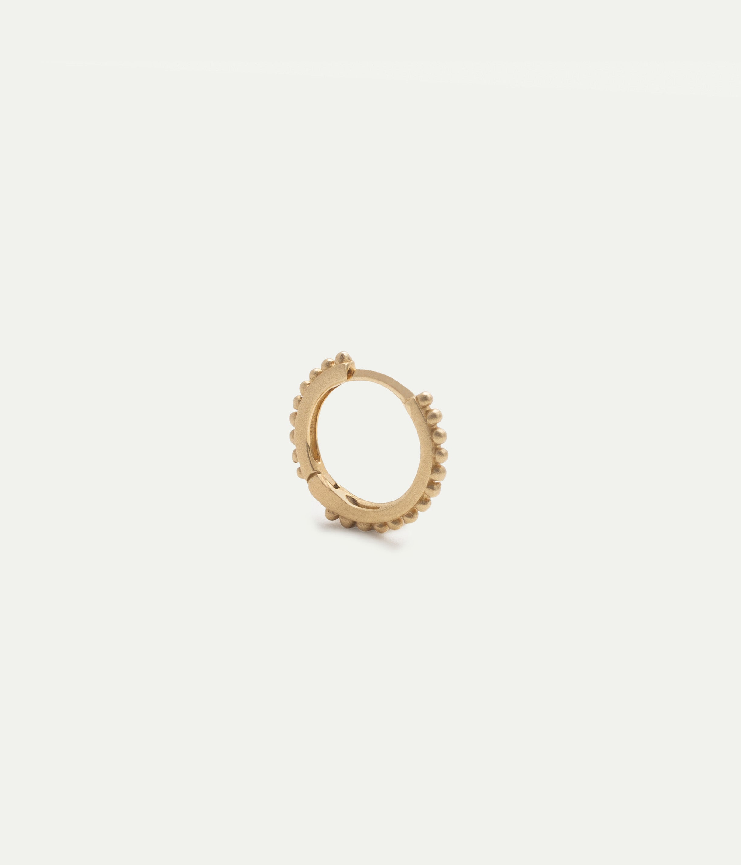 Yellow gold Clara hoop
