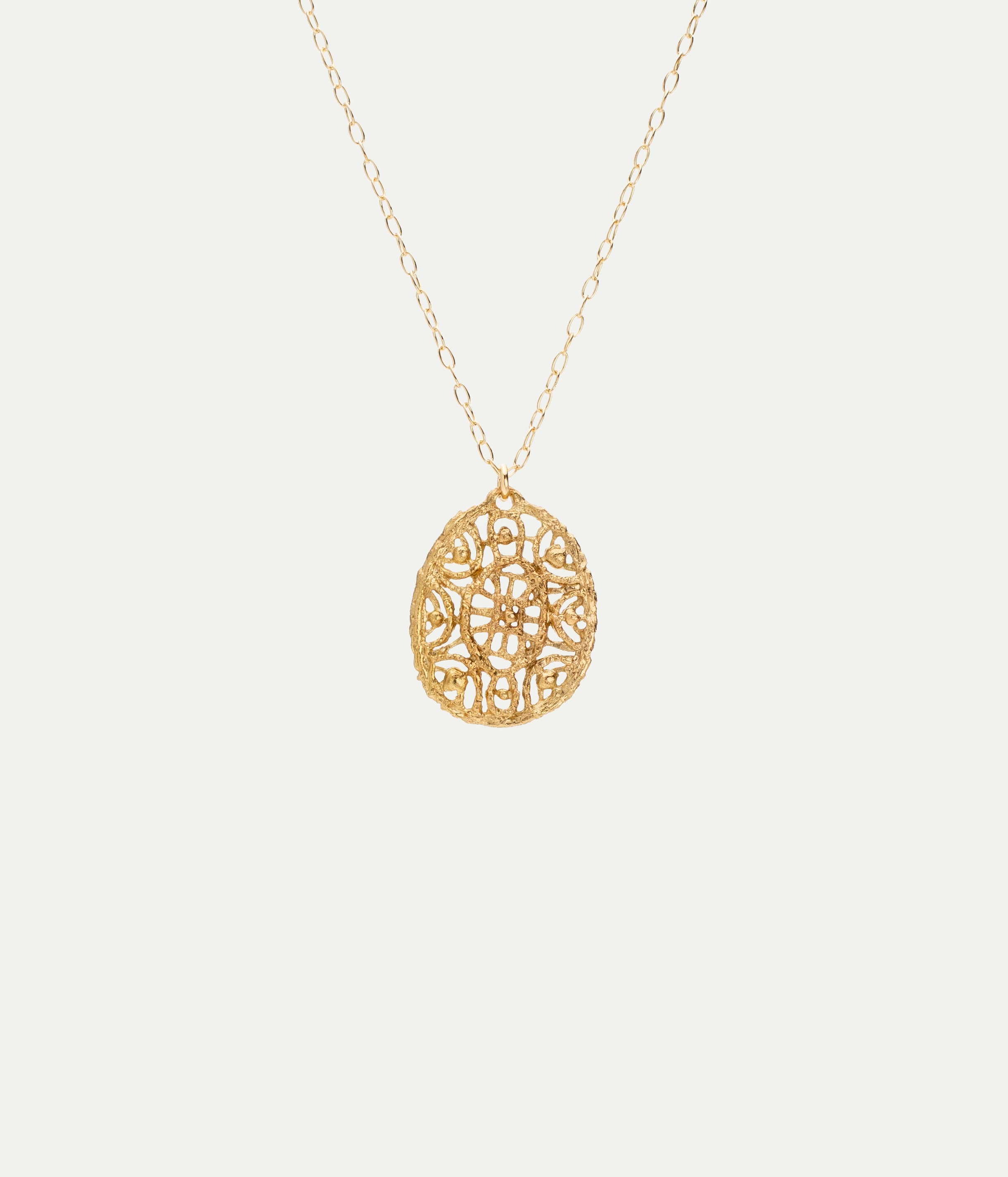 Collier Flocon or jaune