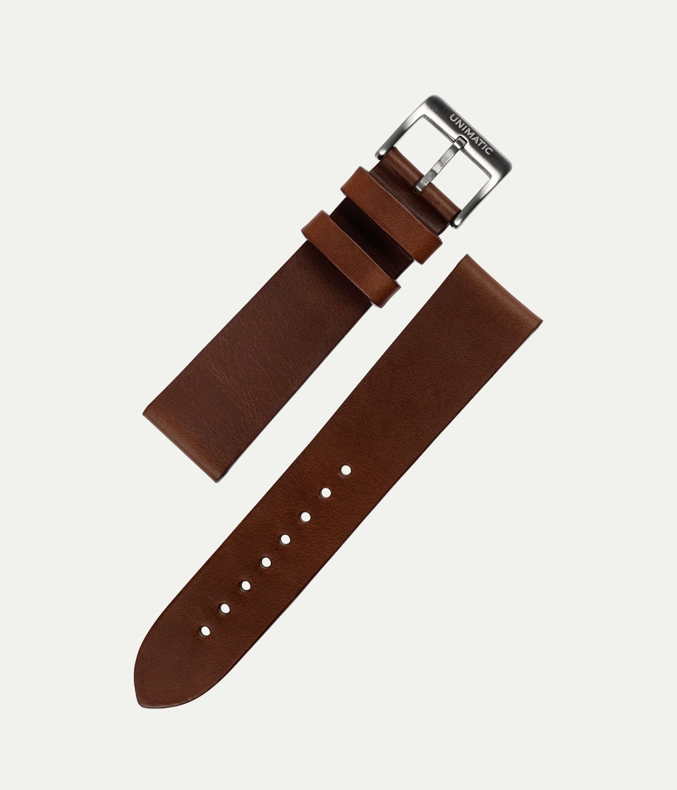 Milk chocolate leather bracelet