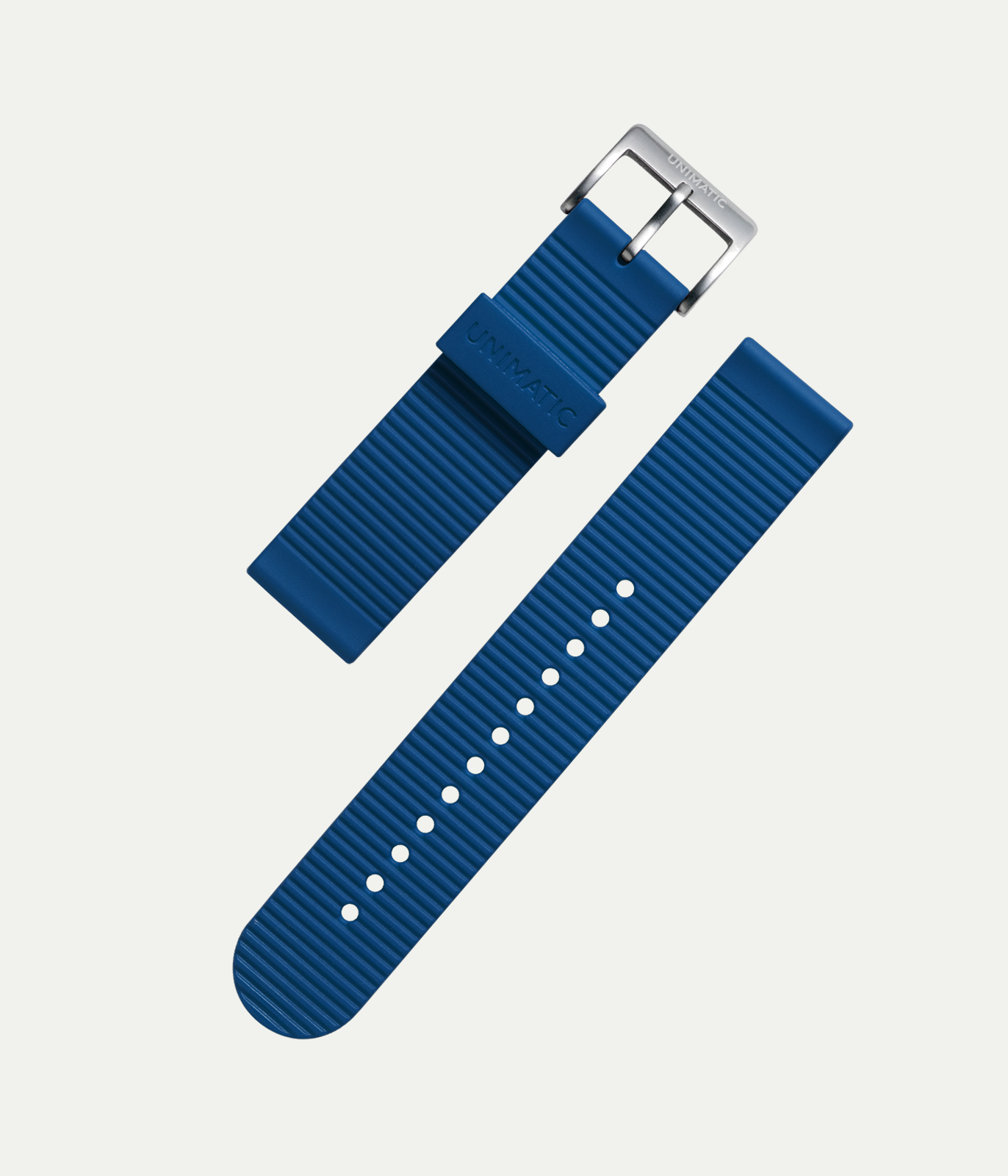 Night blue rubber strap