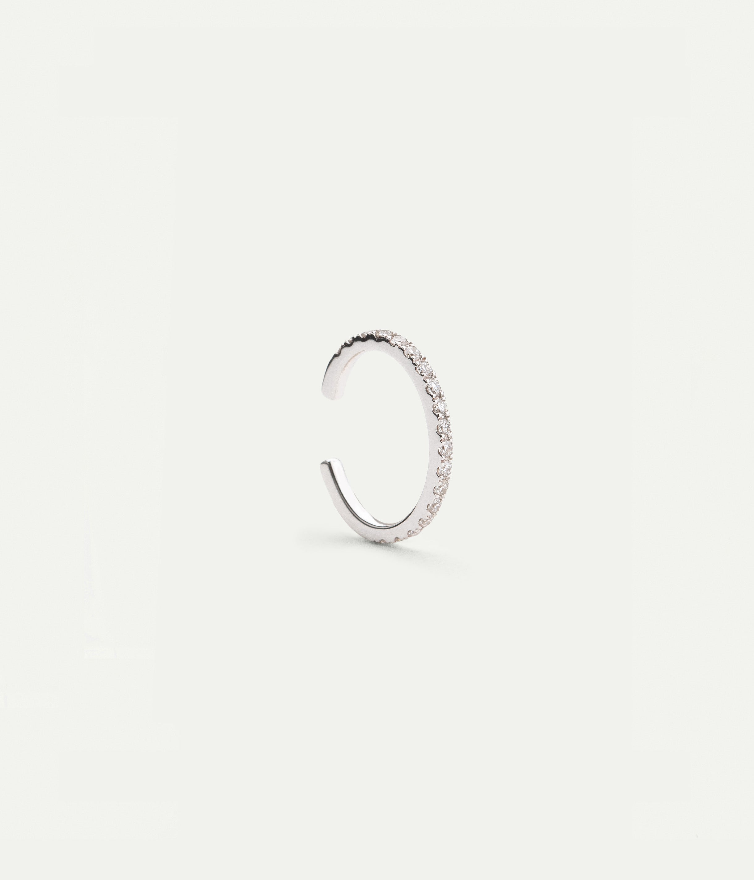 Suzanne white gold and diamonds Earcuff