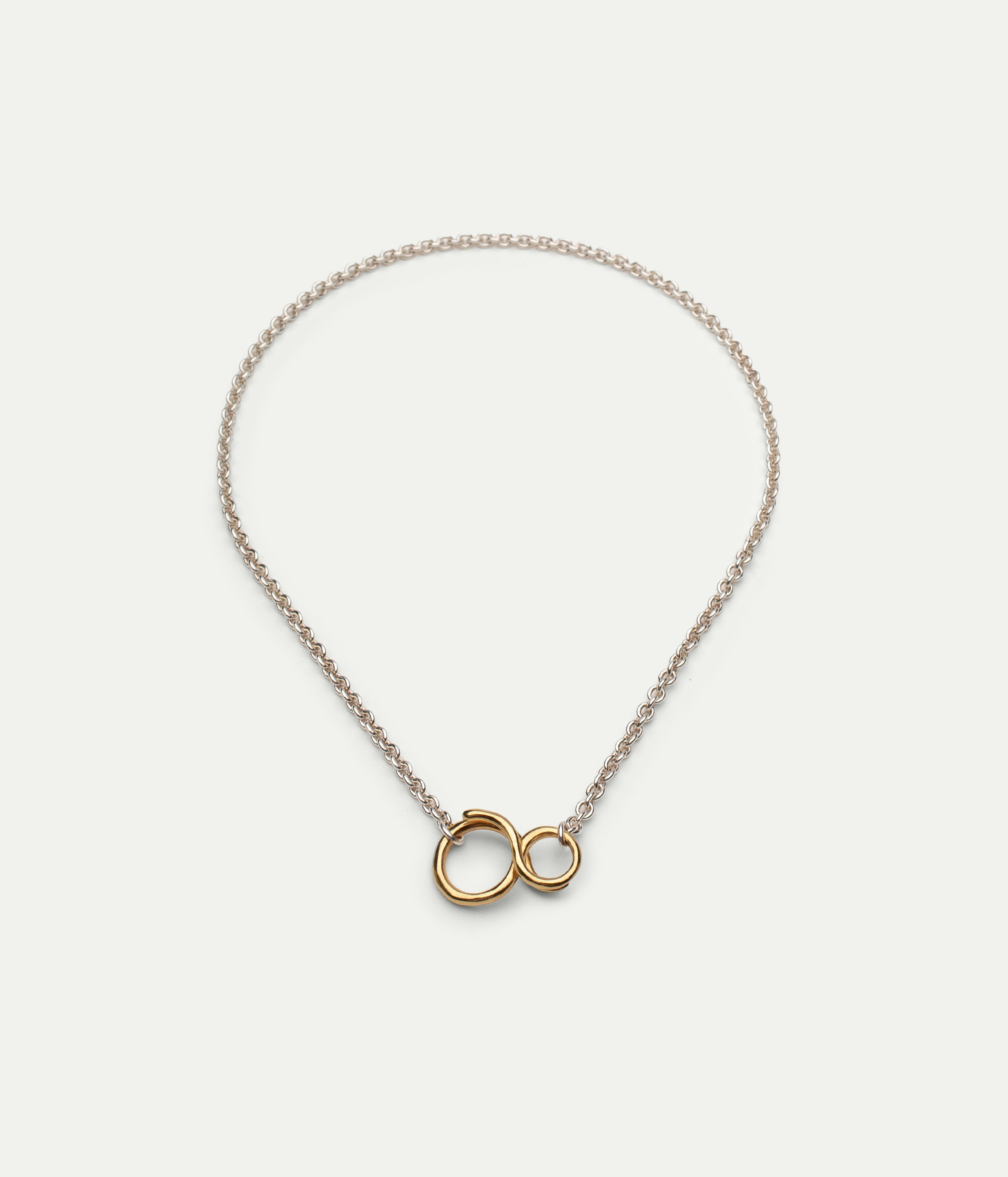 Le Fil silver vermeil necklace