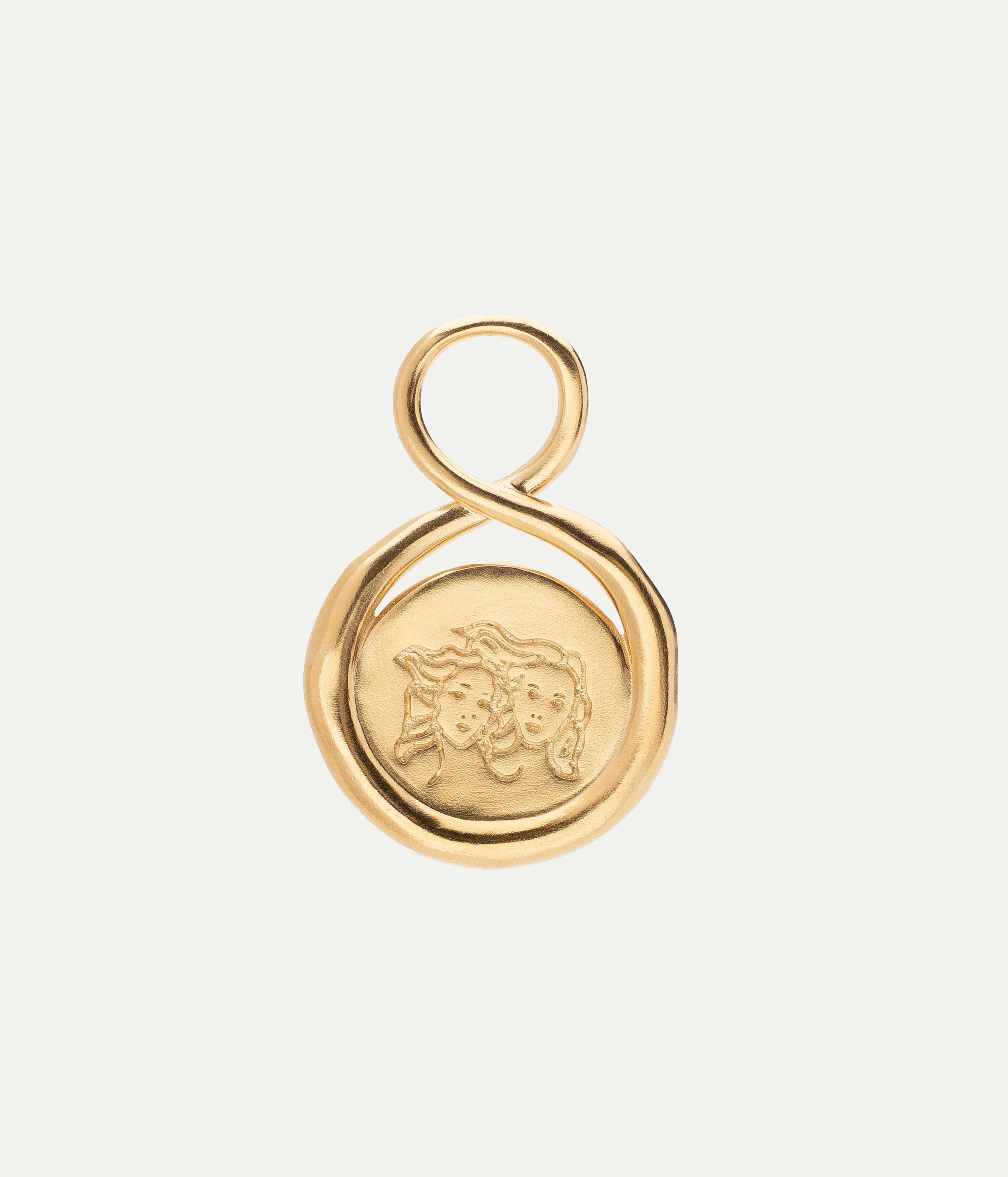 Pendentif Astres Gémeaux vermeil