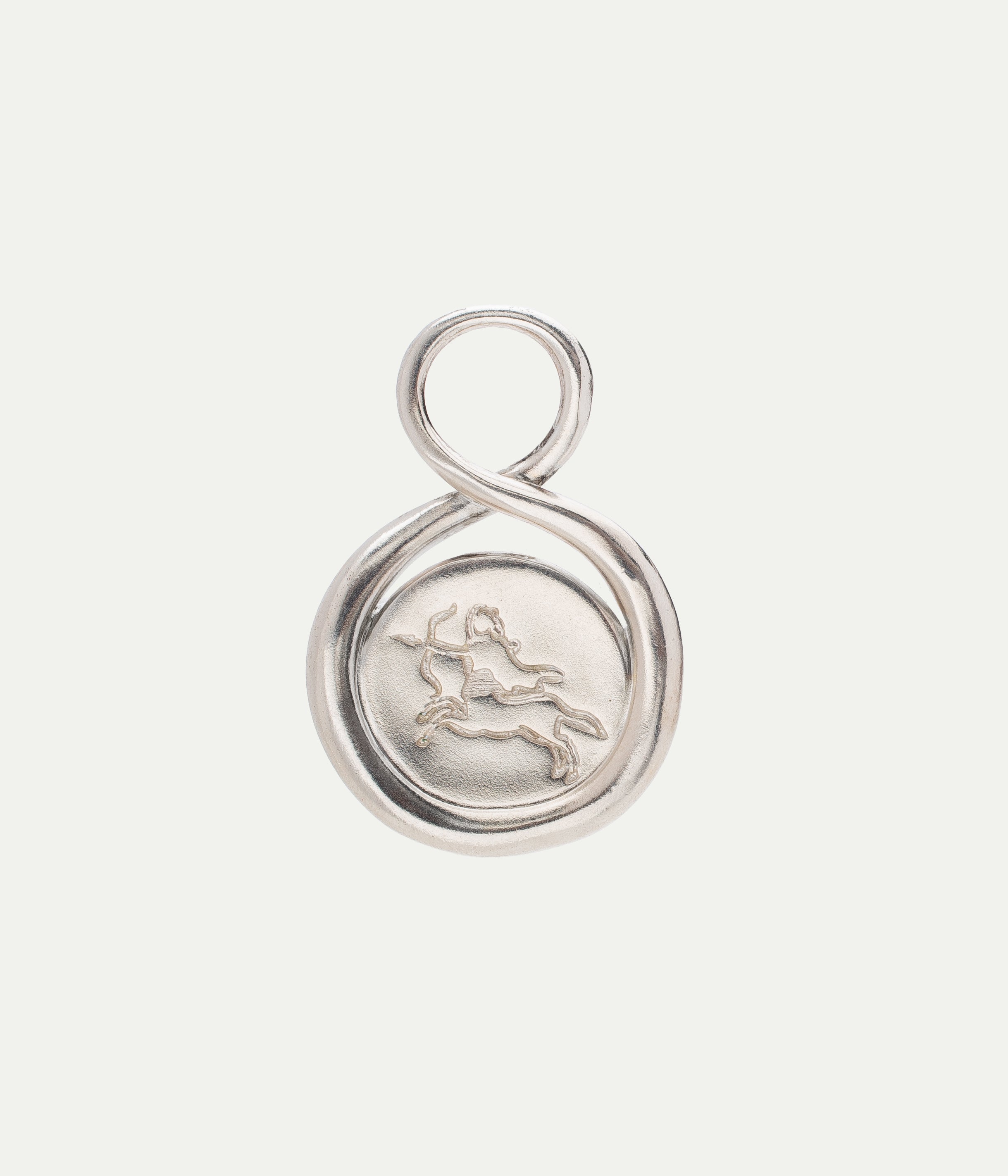 Sagittarius silver pendant