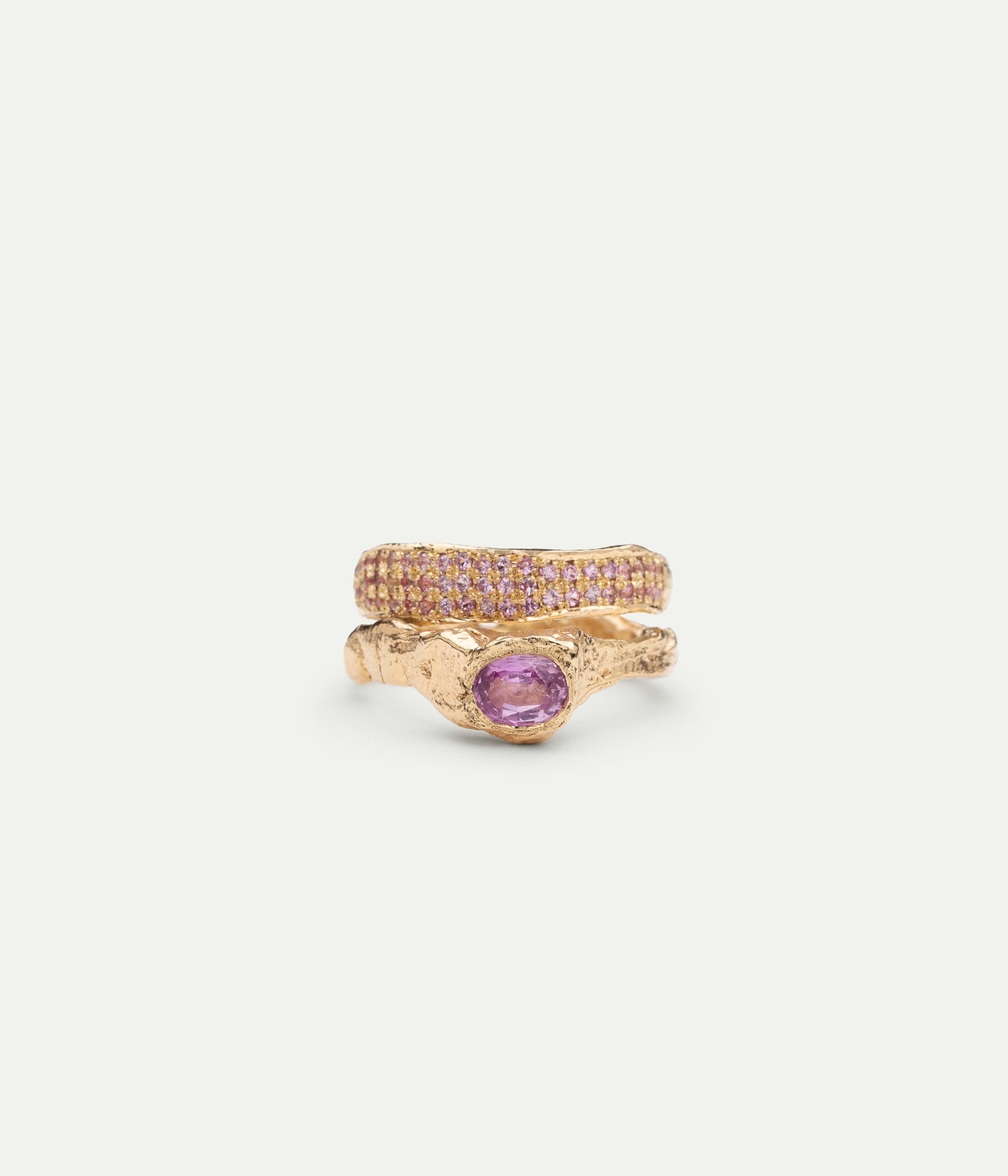 Bague Pink Norma Coma saphir rose