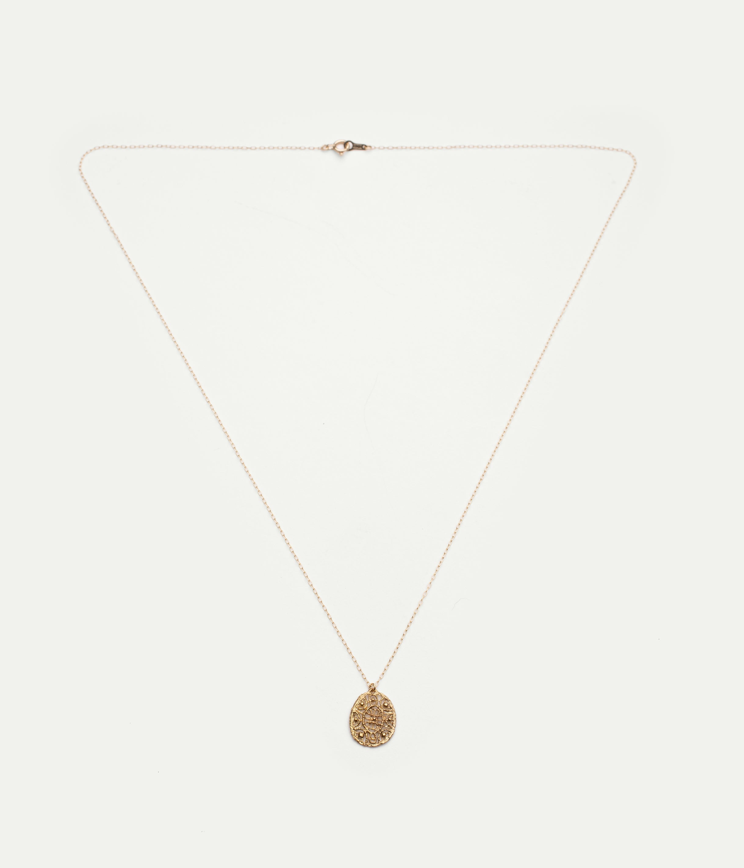 Collier Flocon or jaune