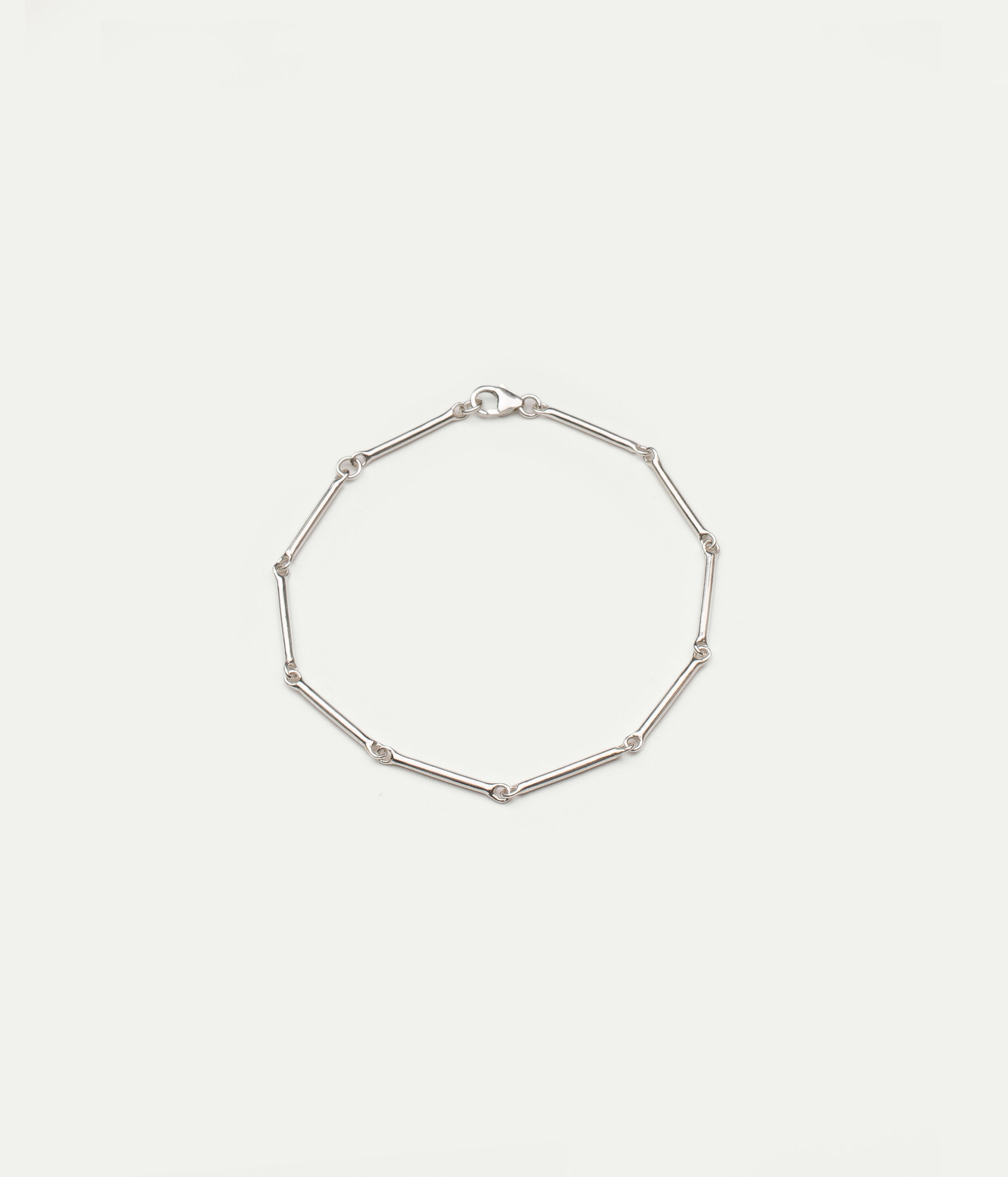 Yasmine Large Silver Bracelet