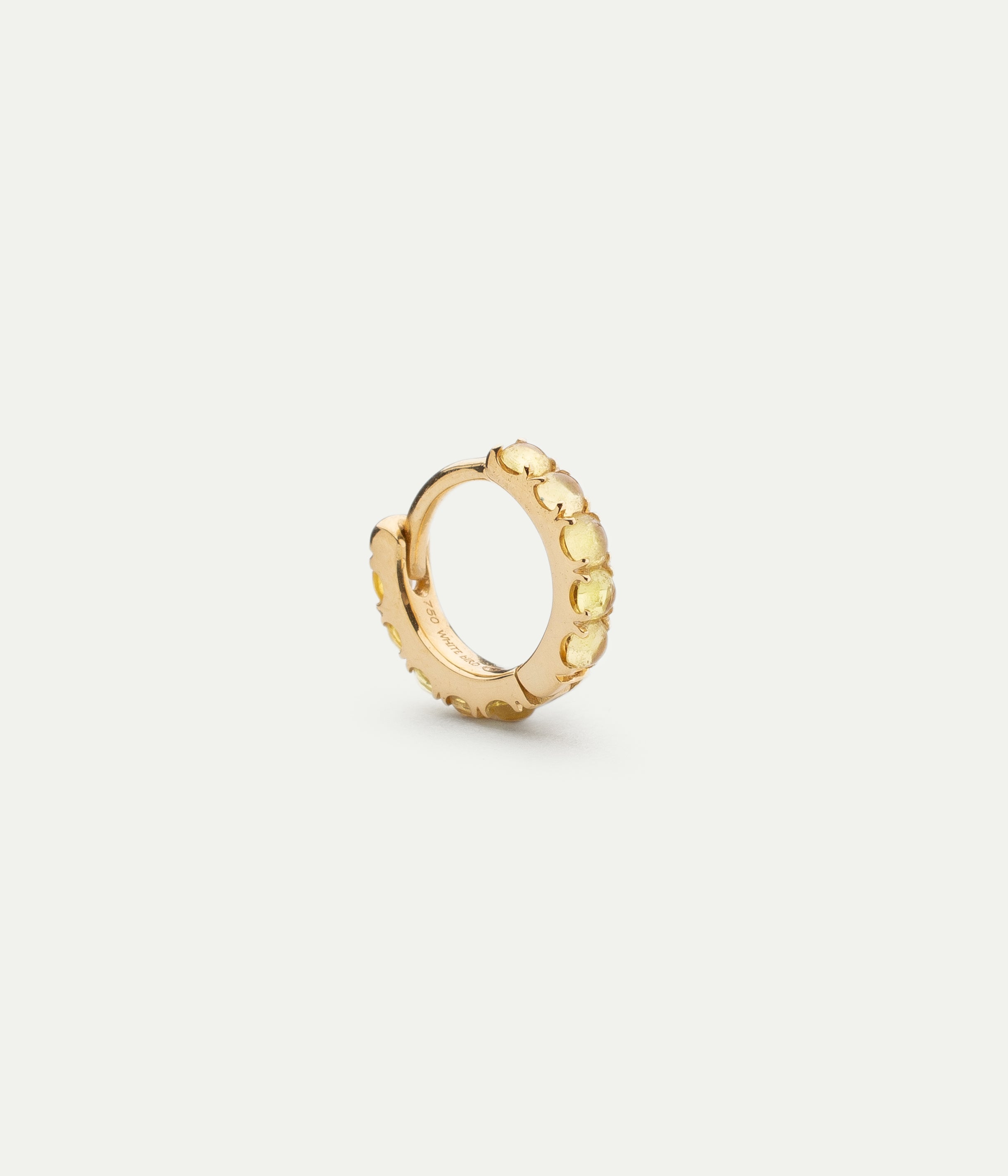 Ismène yellow sapphire hoop