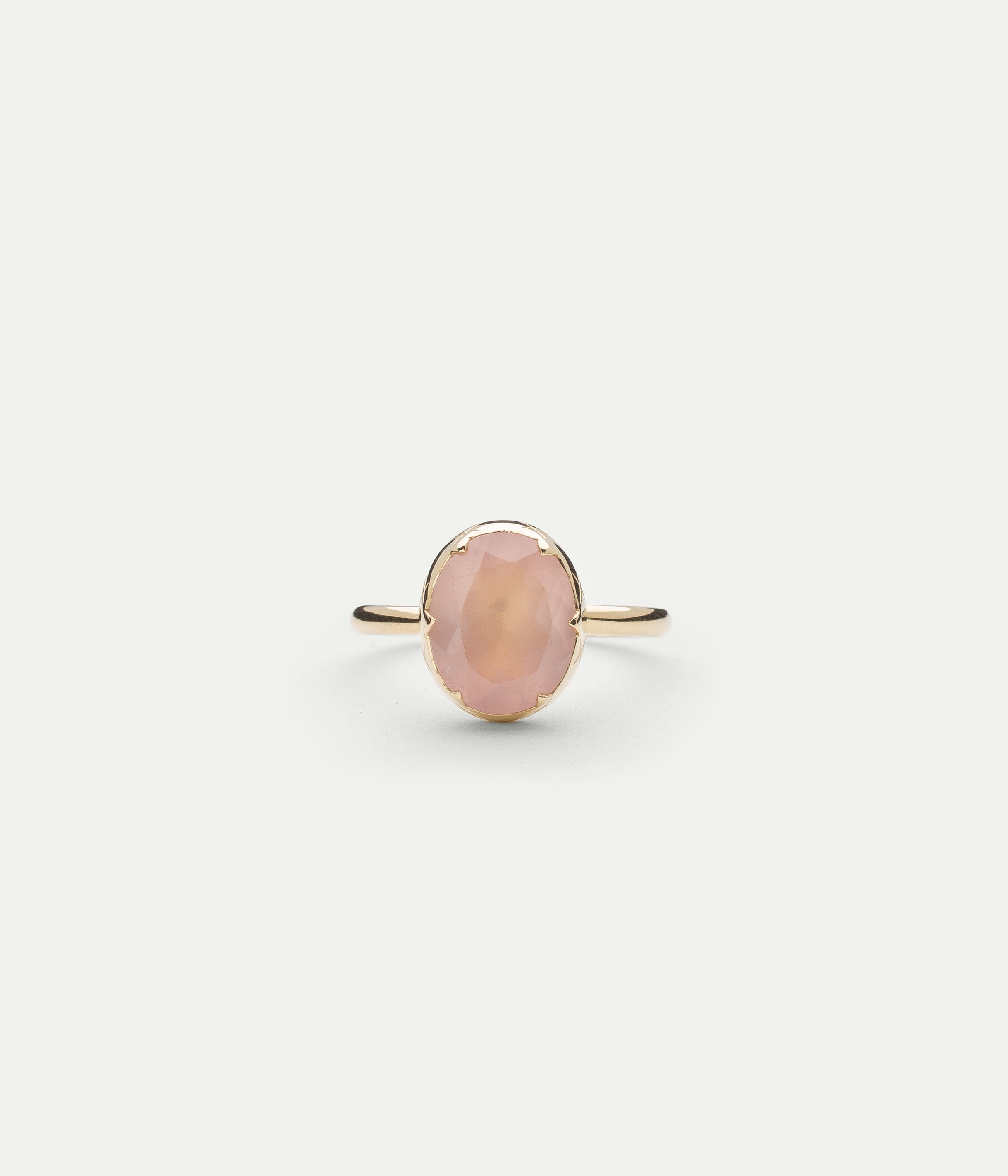 Jelly Pink Quartz ring