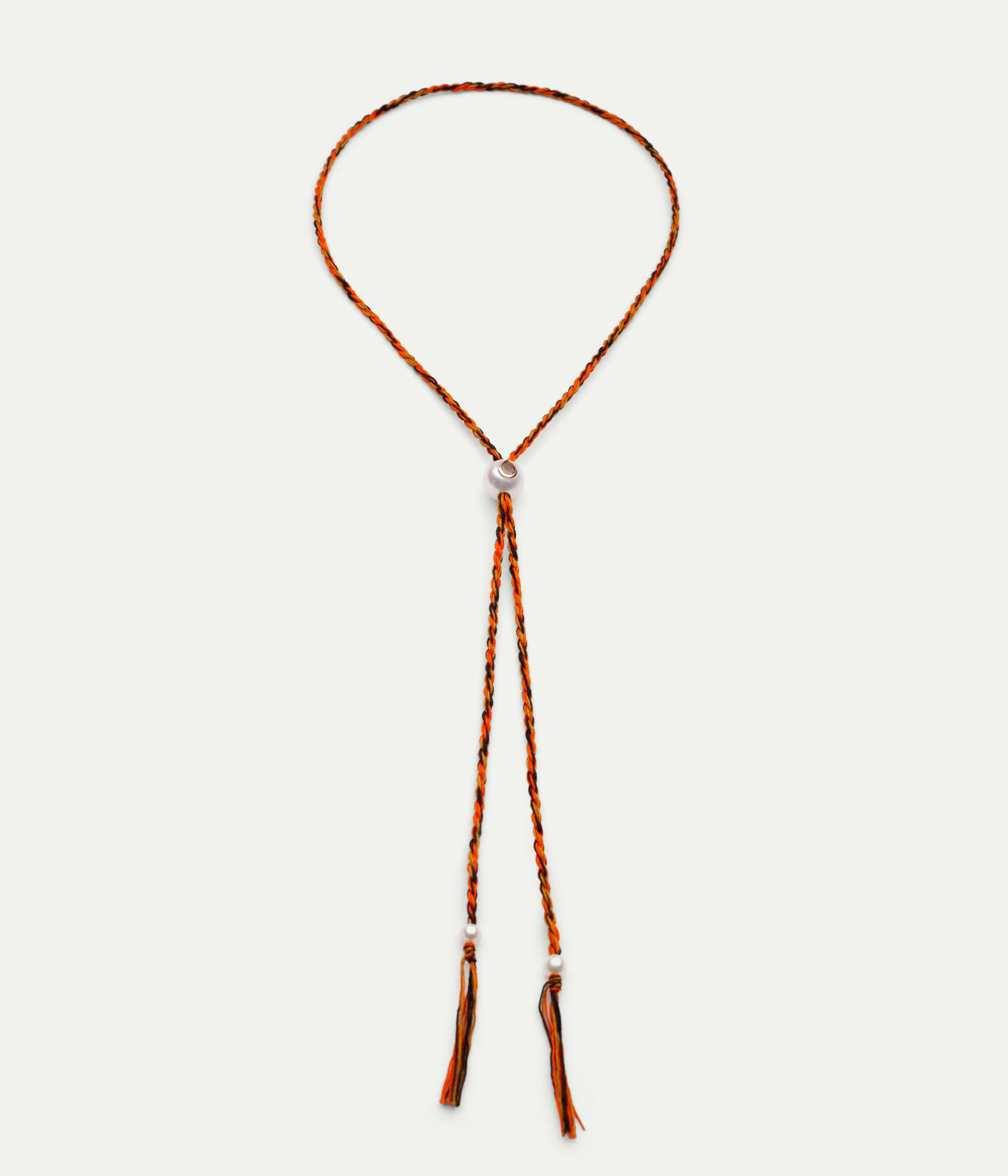 Collier Scarlett Mandarine grenat