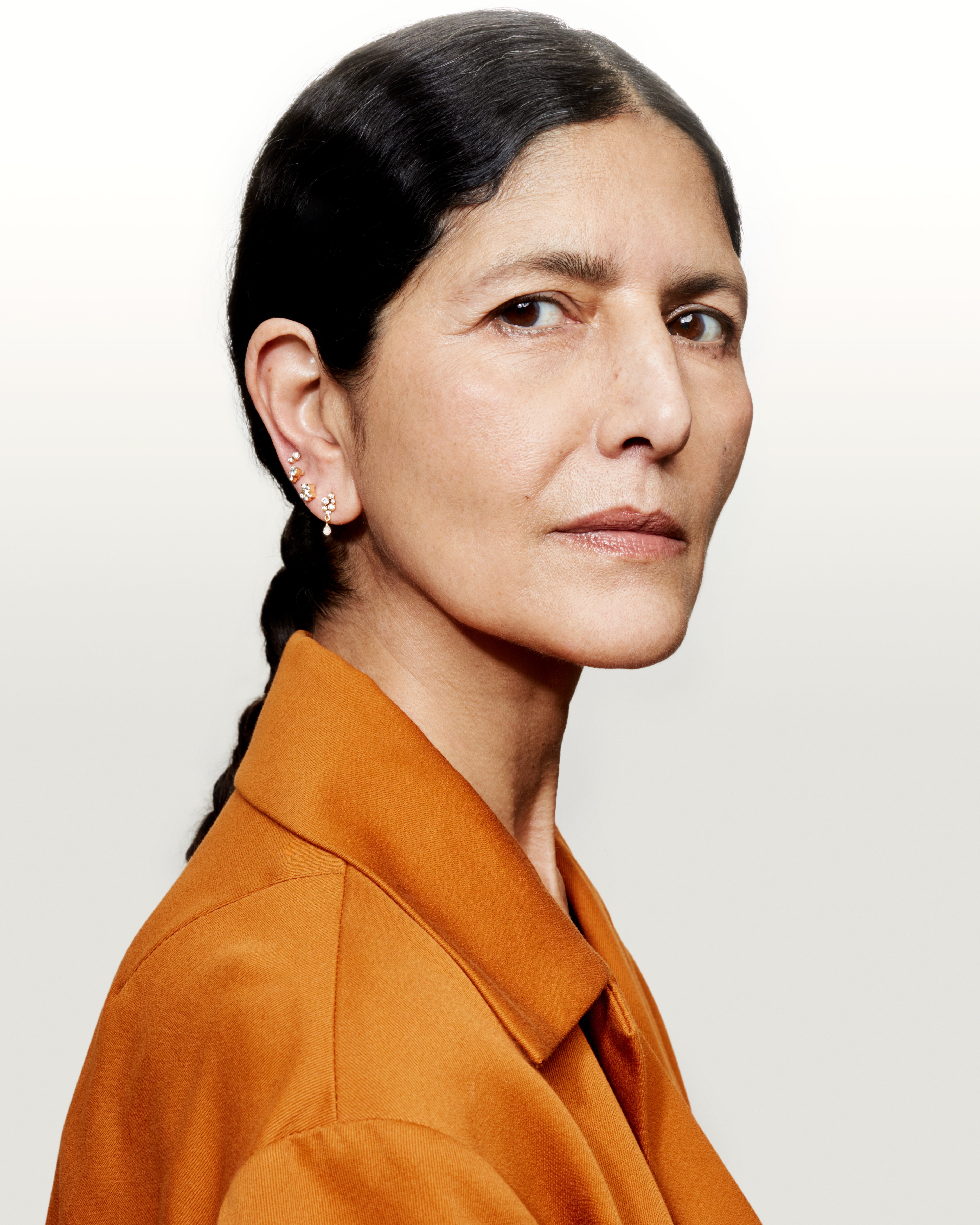 River diamonds earrings