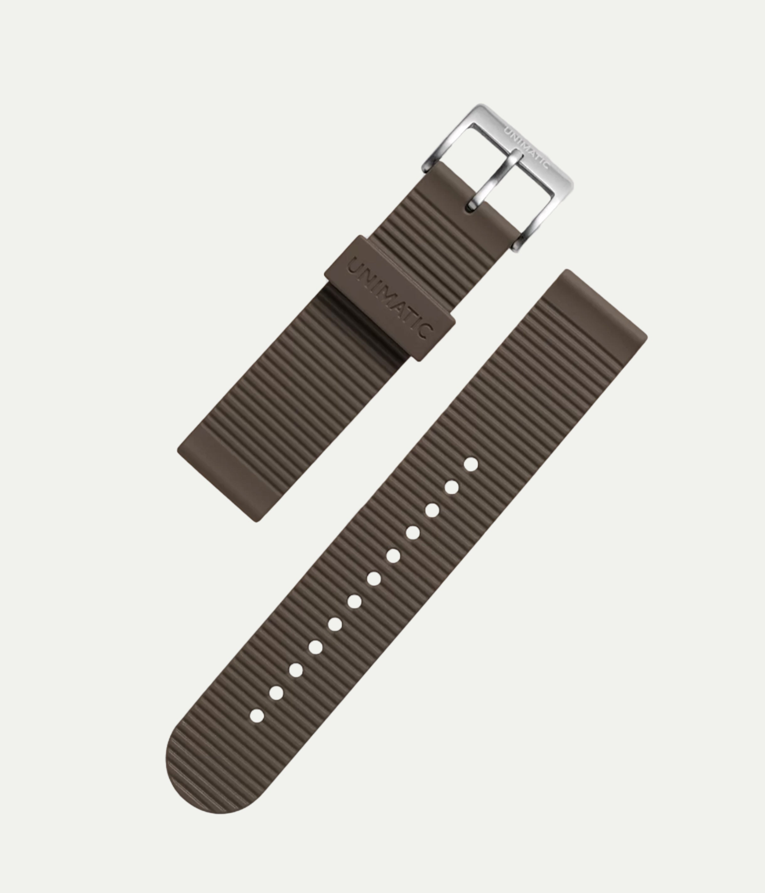 BRACELET CAOUTCHOUC CAMOUFLAGE BROWN