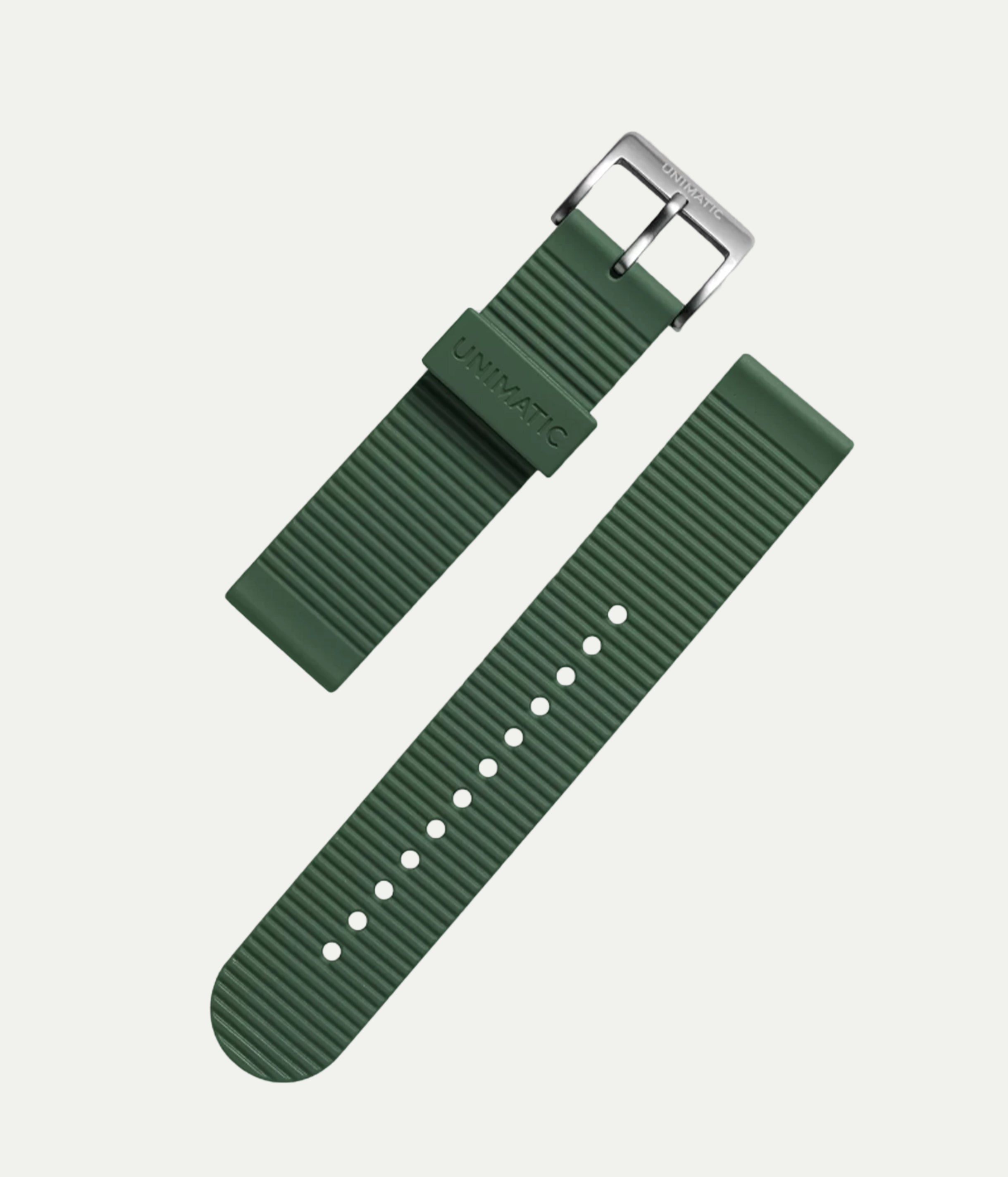 BRACELET CAOUTCHOUC FOREST GREEN