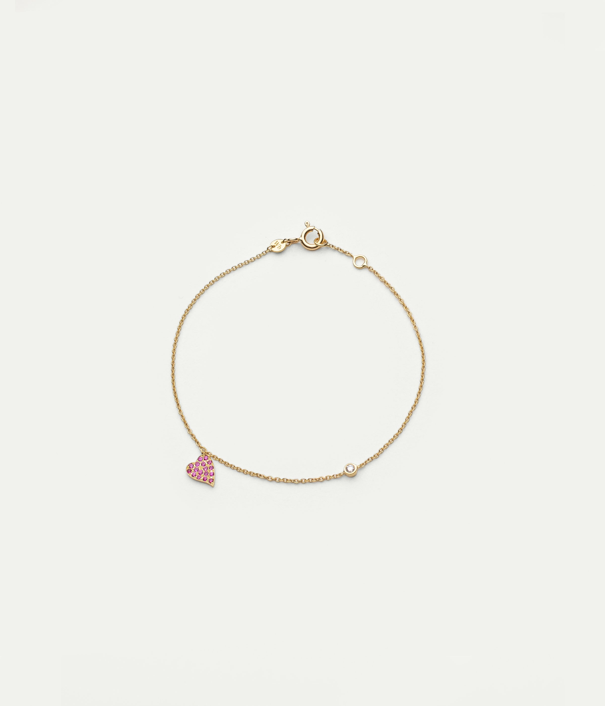 Clarisse Coeur Ruby and Diamond Bracelet