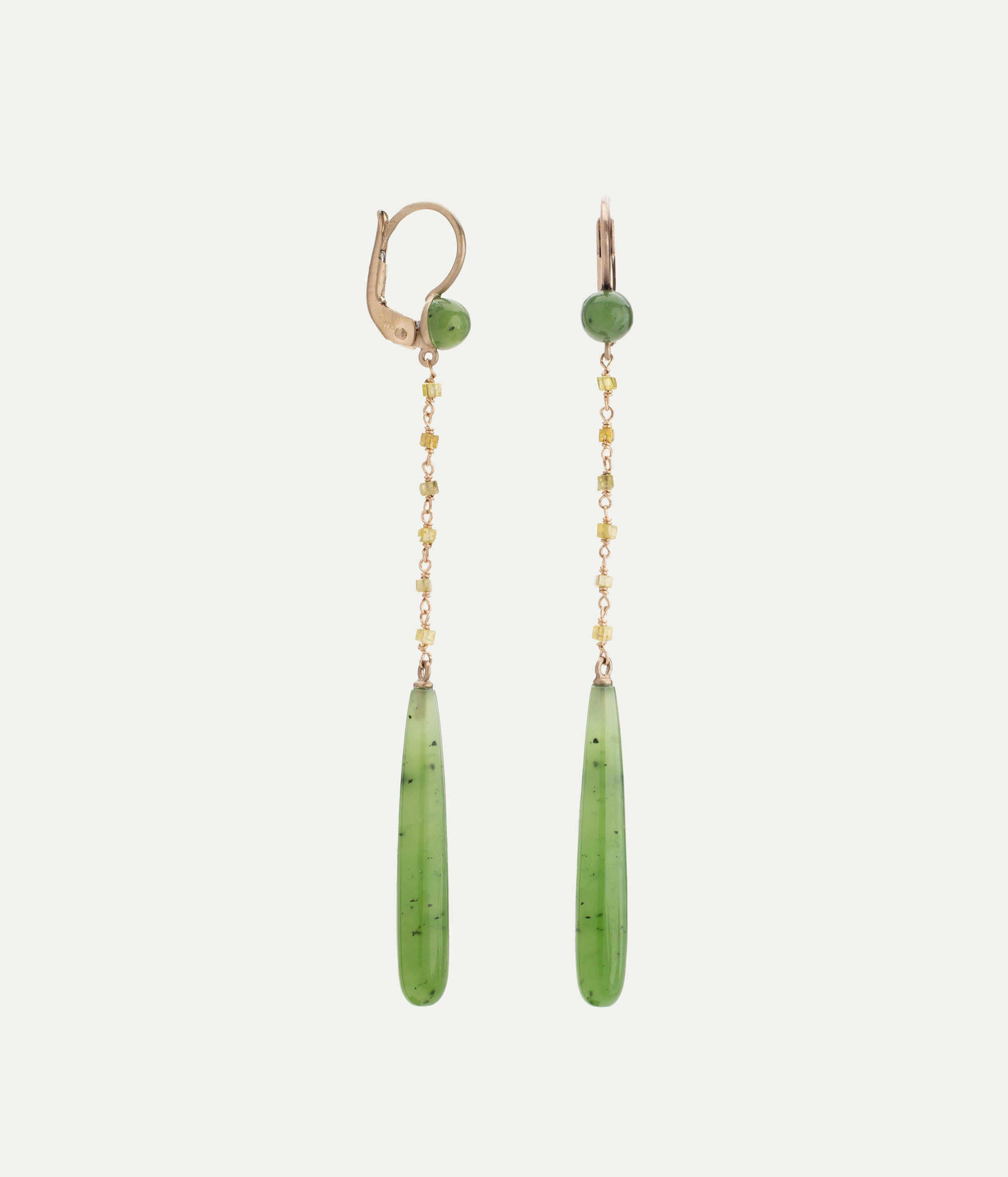 Mia jade earrings