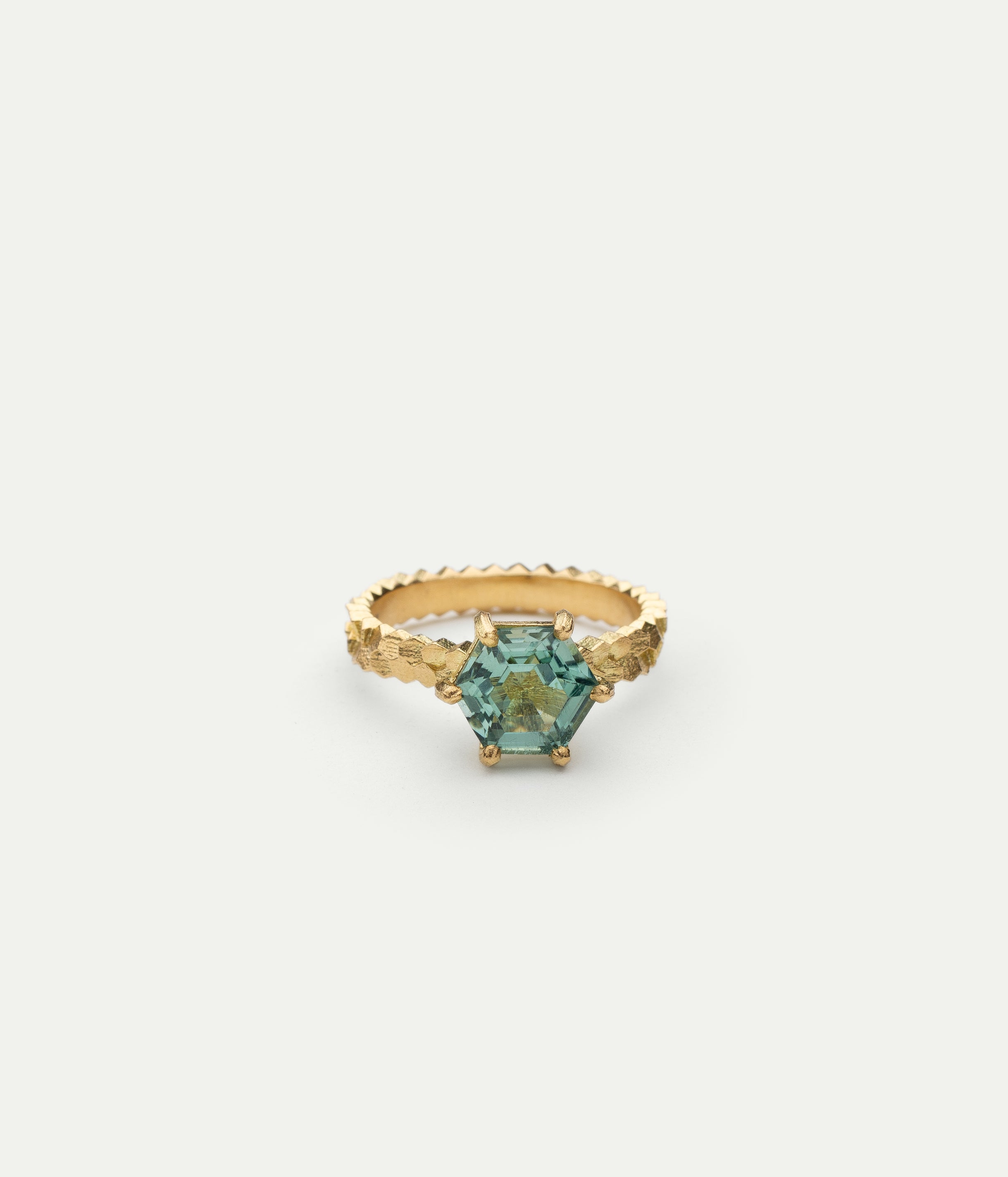 Bague Double Hex tourmaline