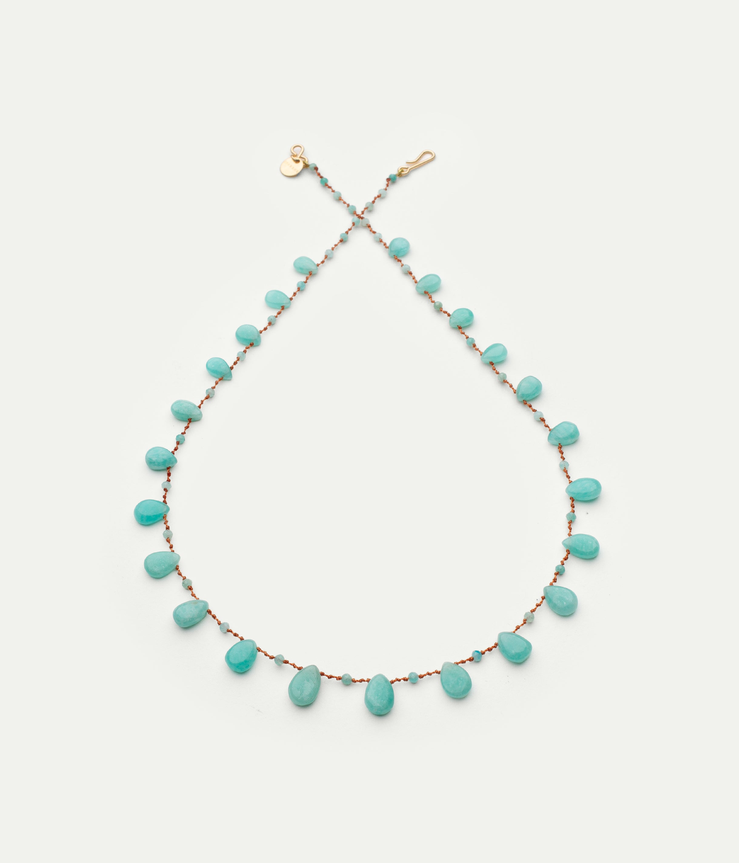 Beetle amazonite necklace