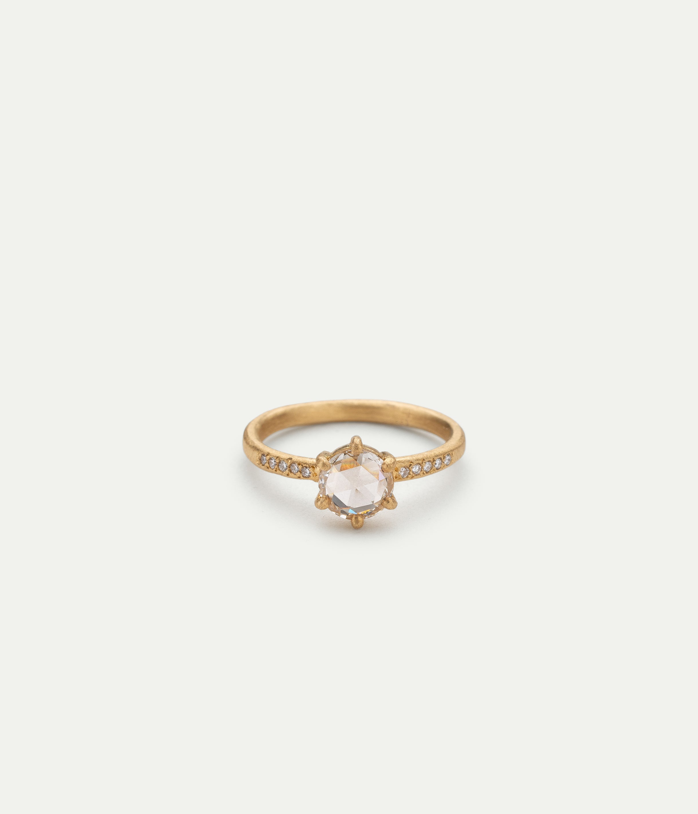 Désirée yellow gold and diamonds ring