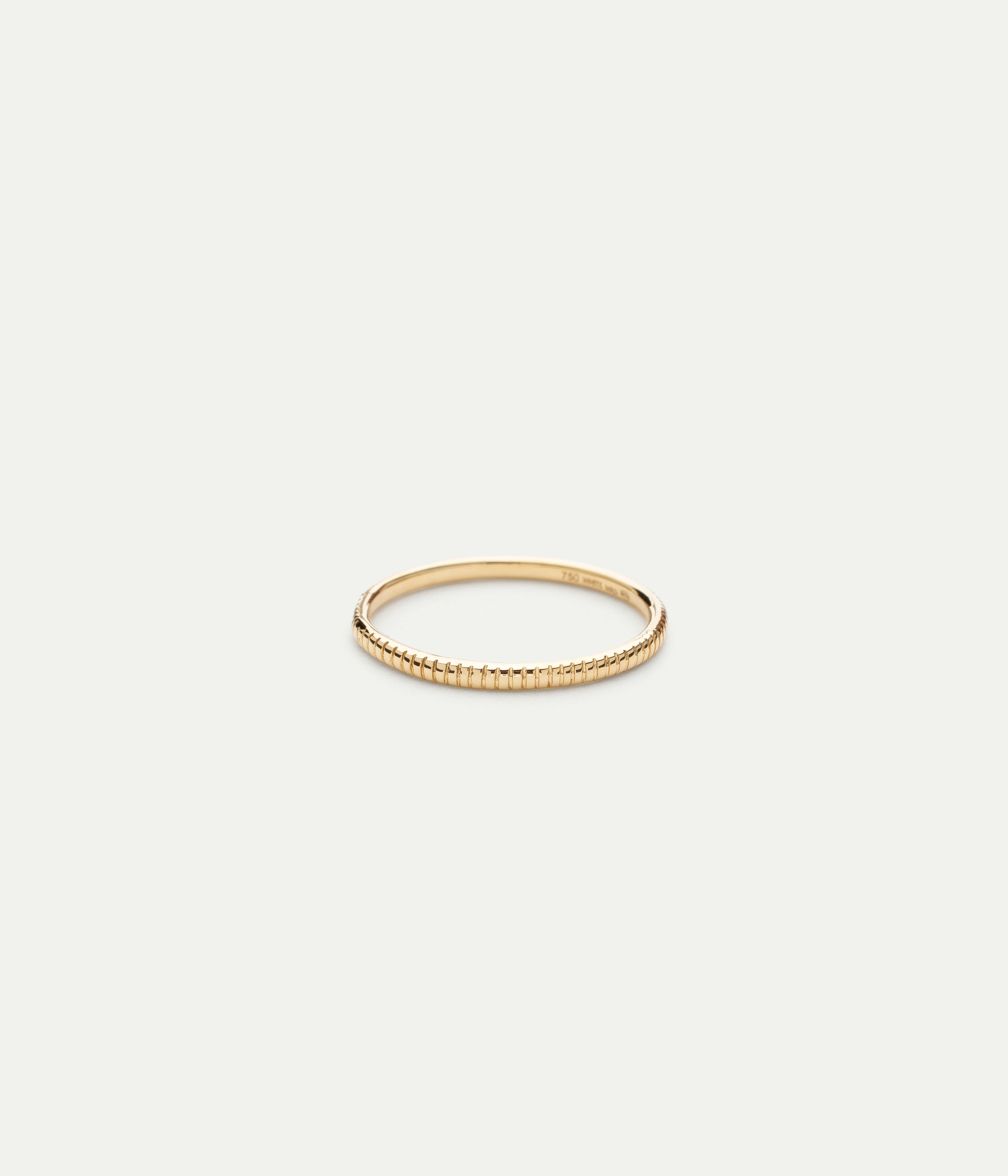 Genevieve yellow gold band