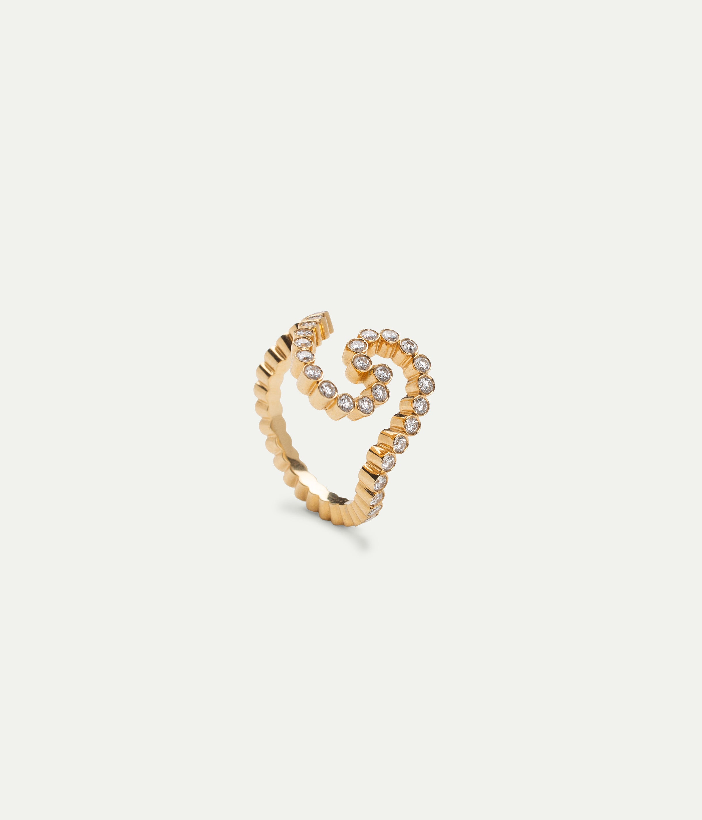 BAGUE GAIA ENSEMBLE or jaune et diamants