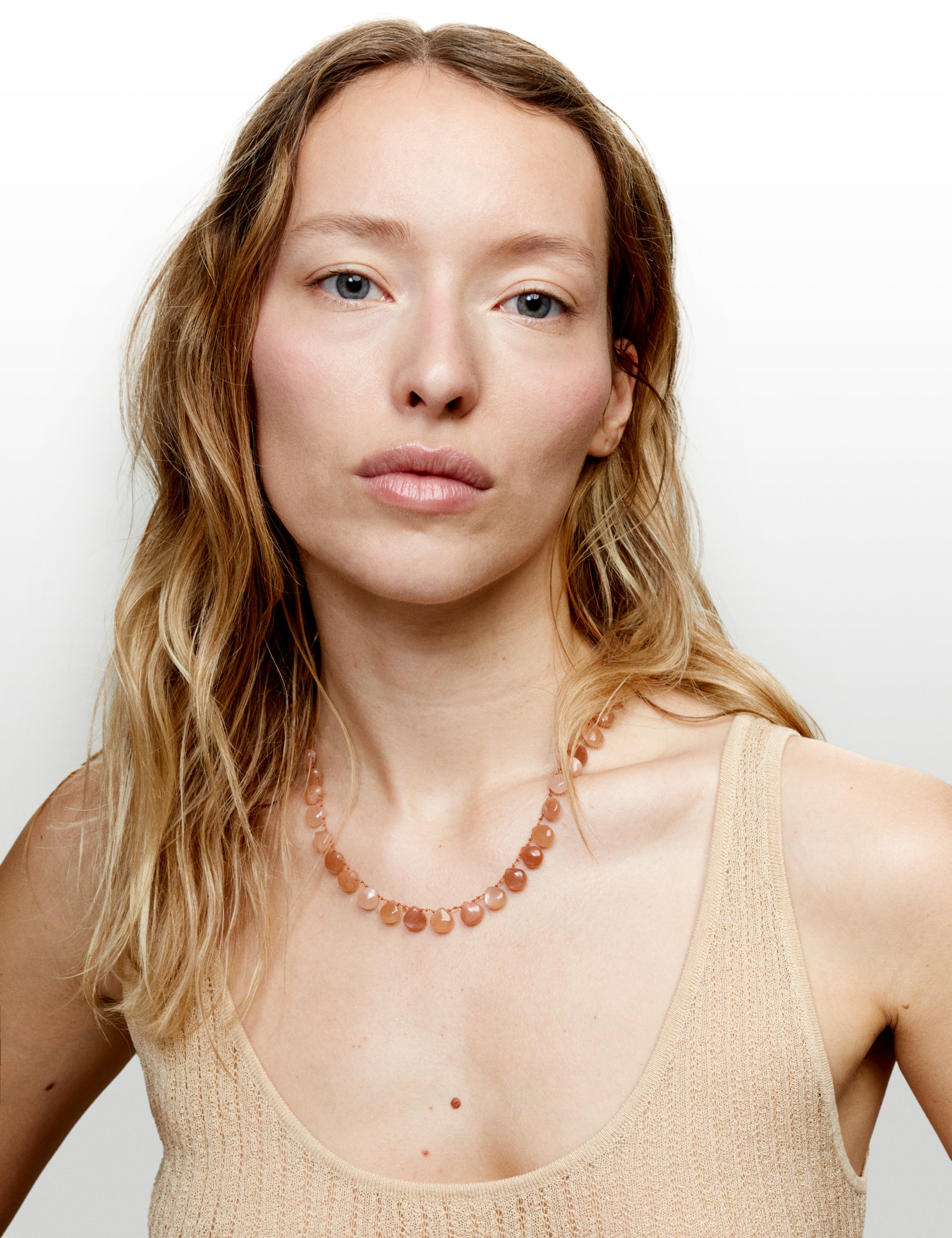 Sunk Haze moonstone necklace