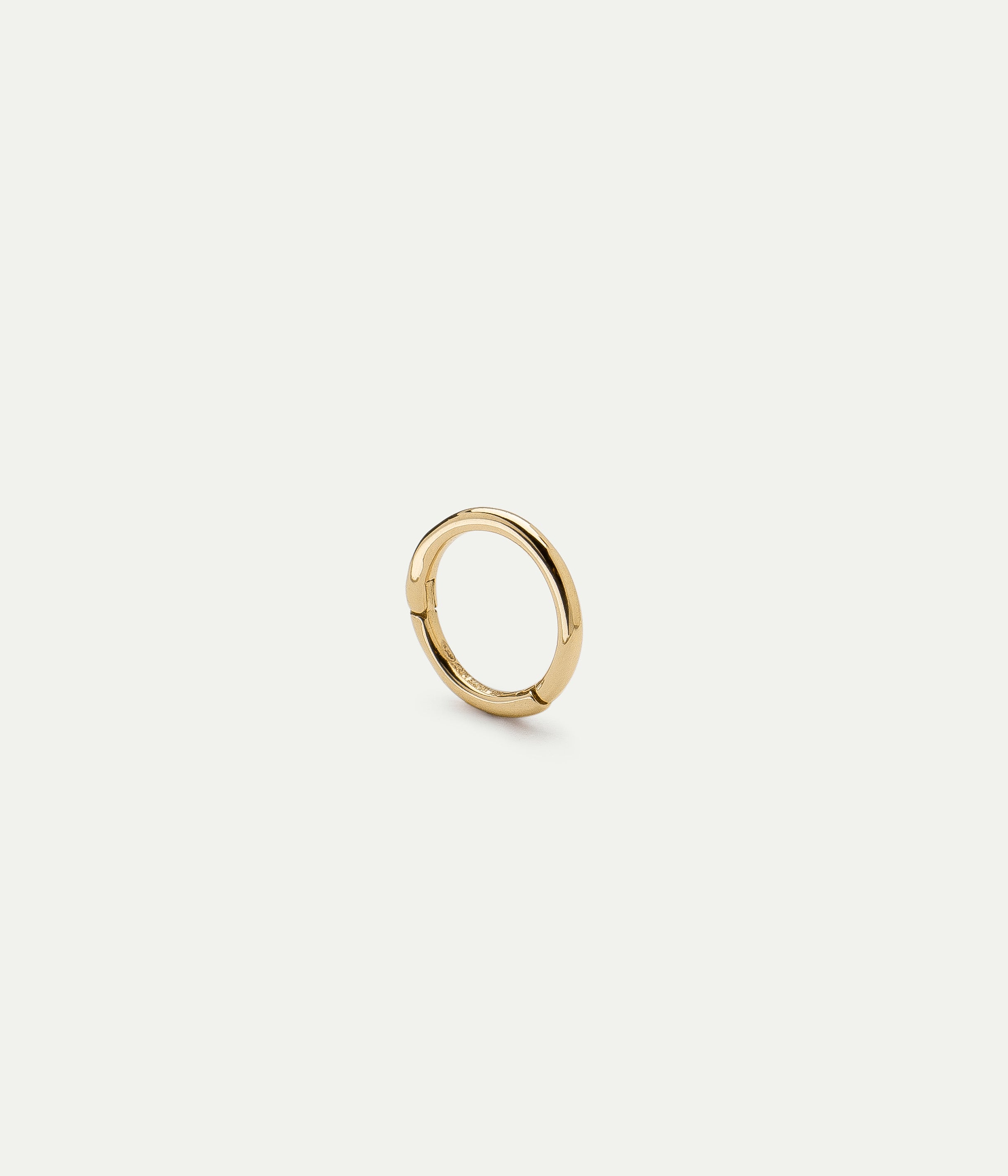 Julie Yellow Gold medium Hoop