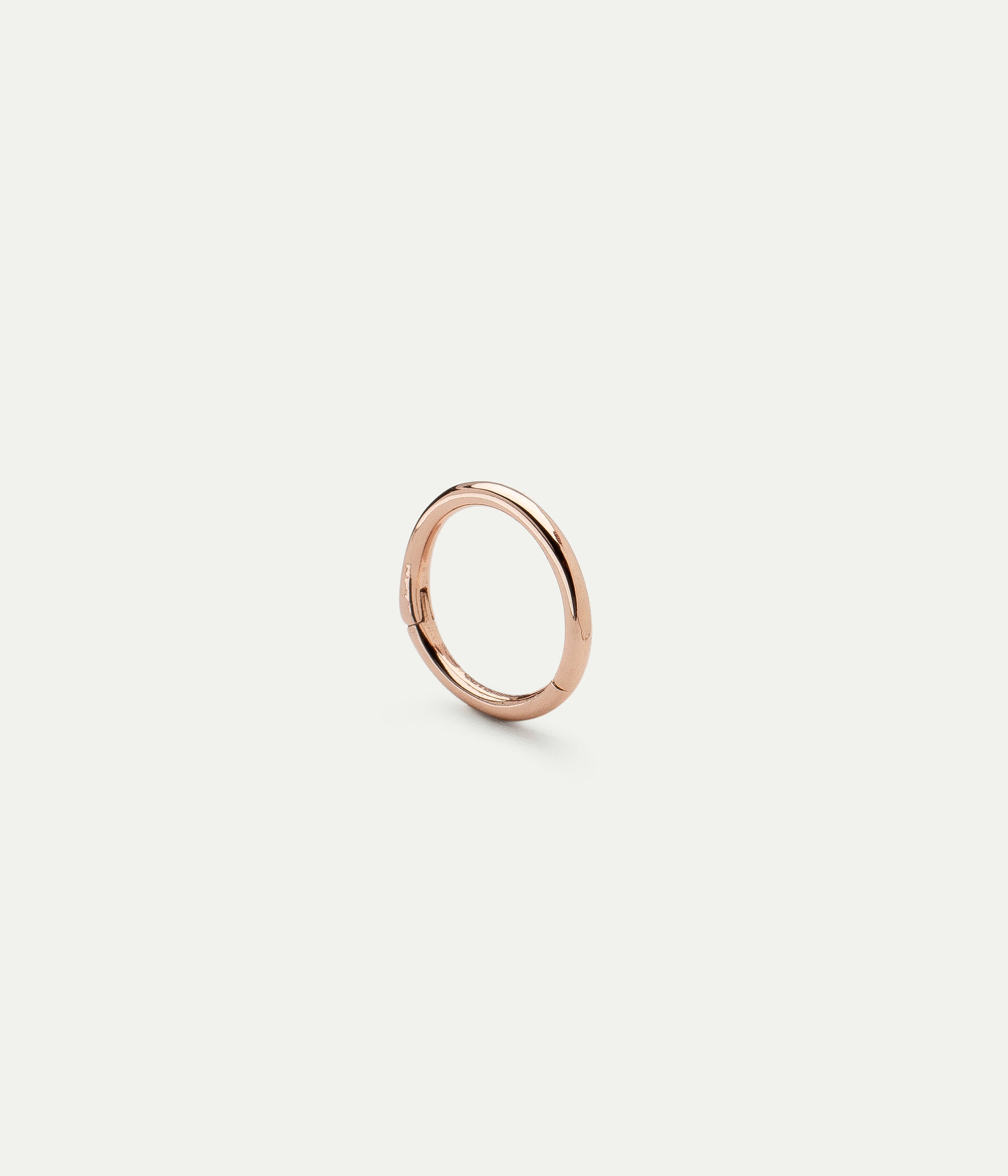 Julie rose gold large hoop