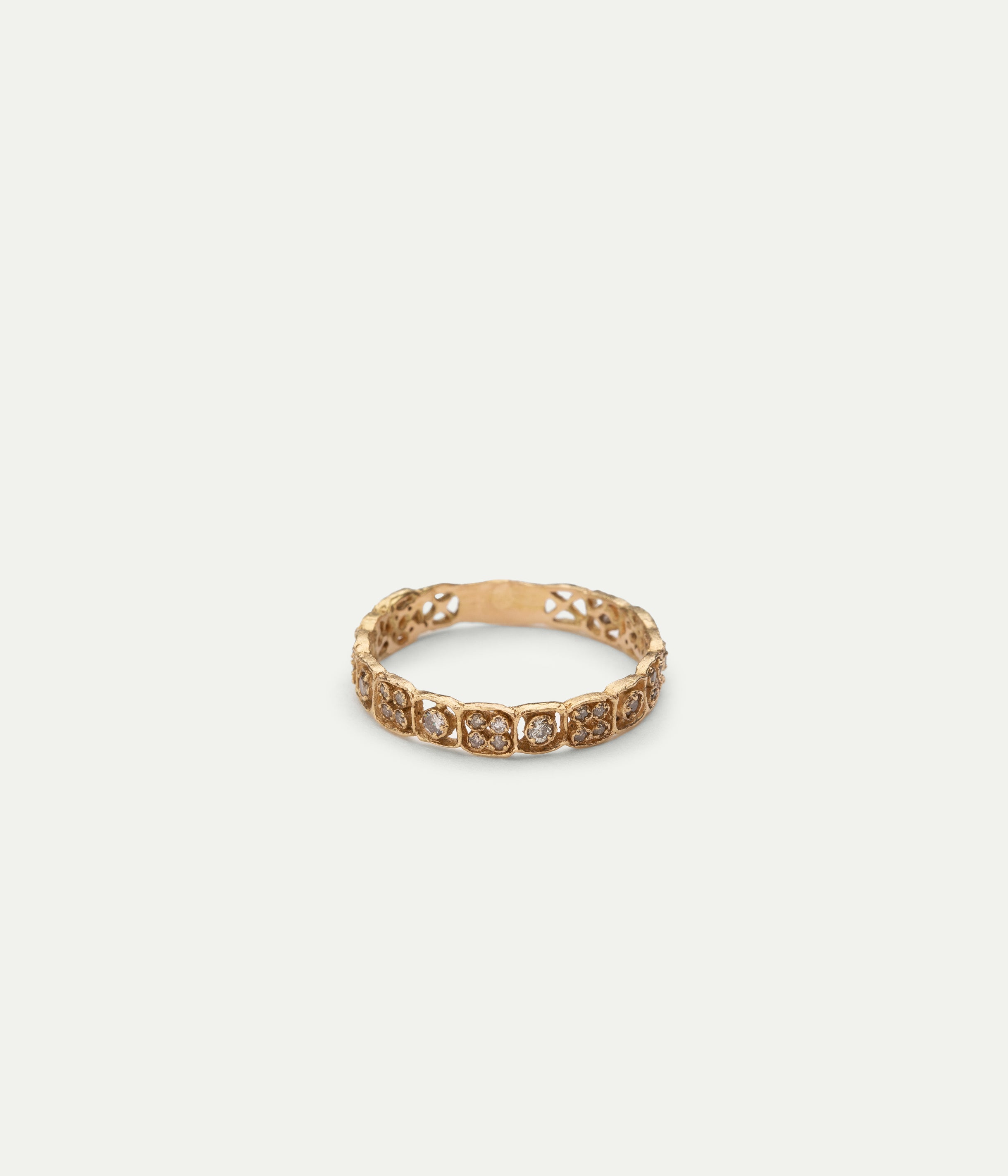 Eternity Yellow gold & Diamonds Large Ring