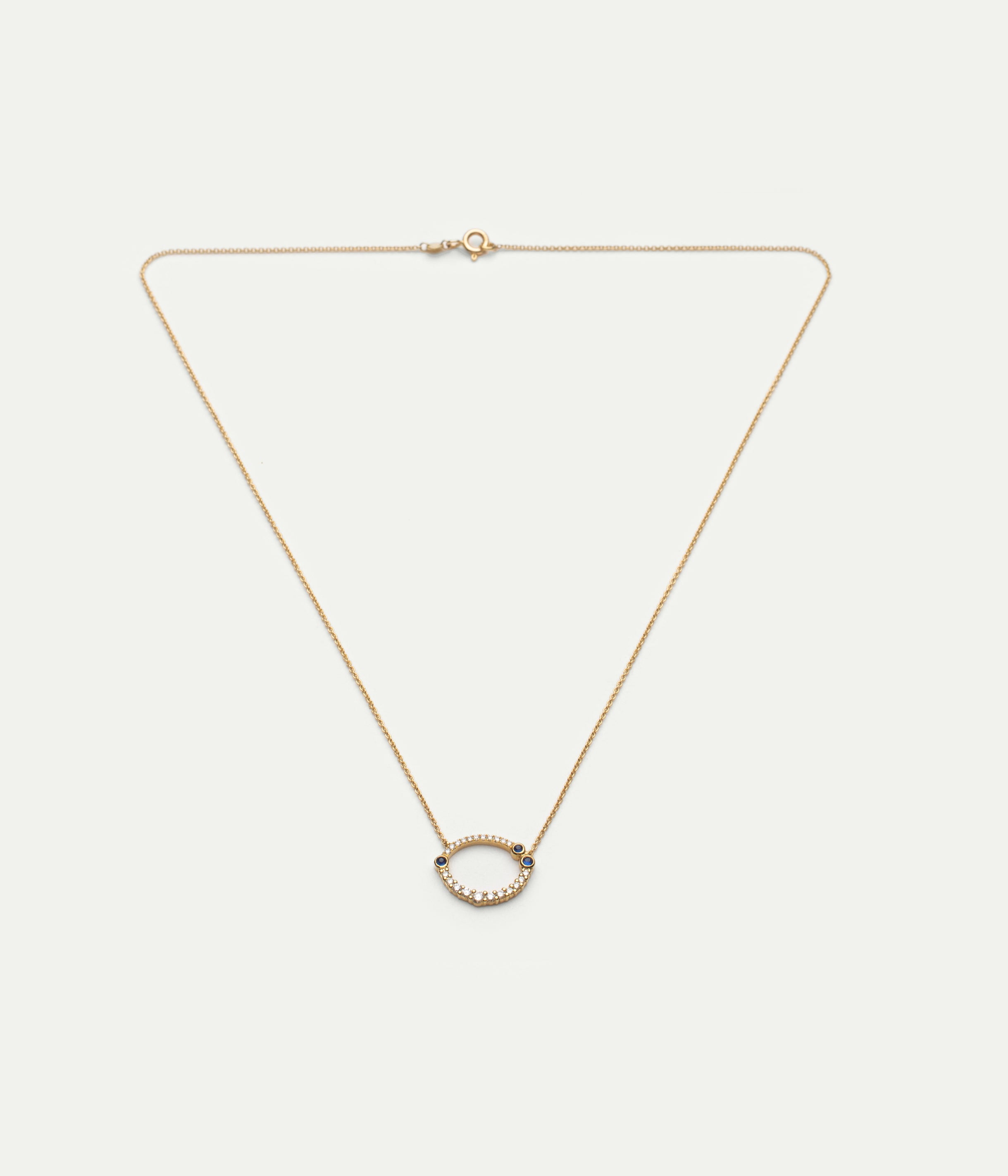 Collier Simone Saphirs bleus