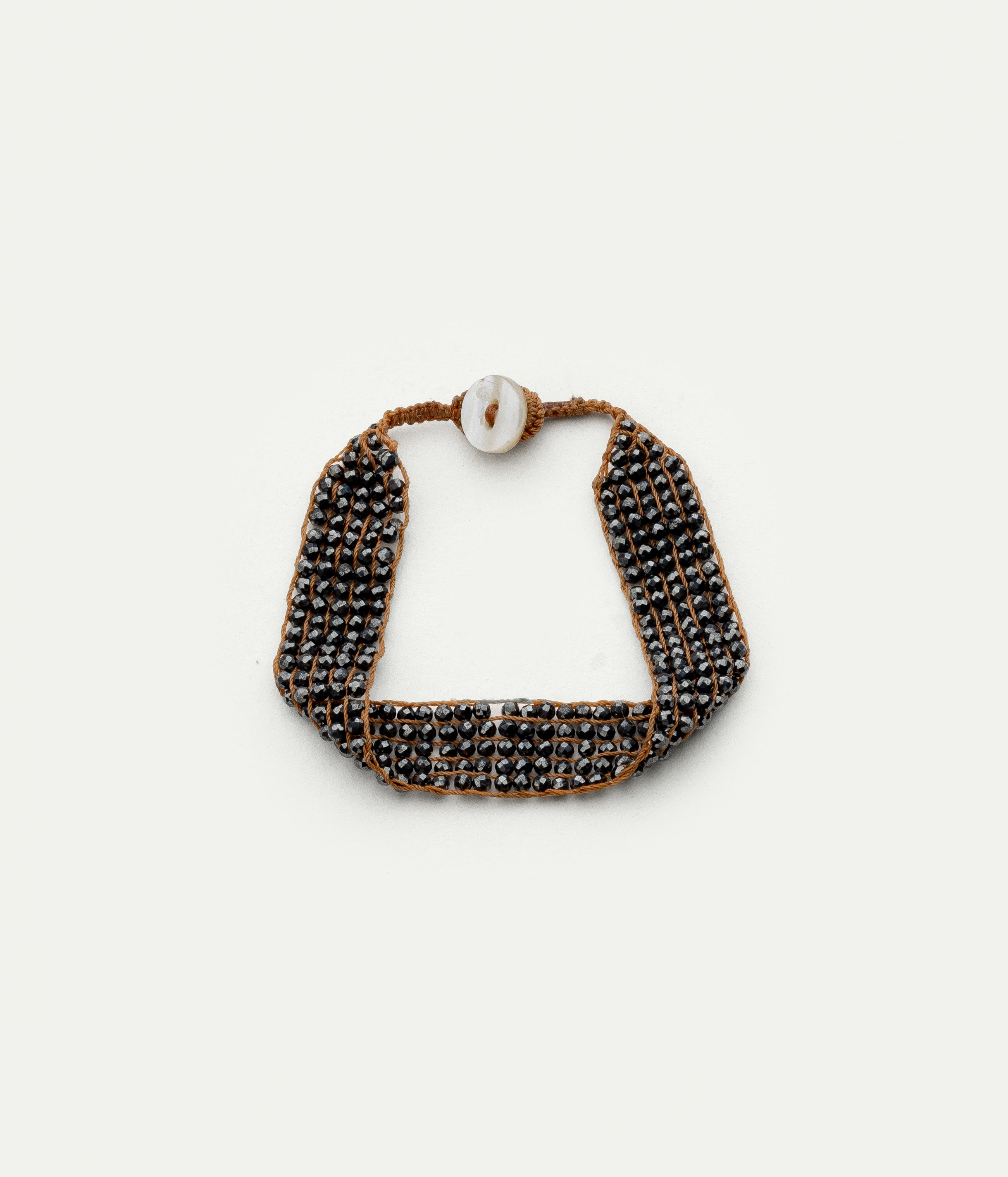 Pyrite Five-Strand Bracelet