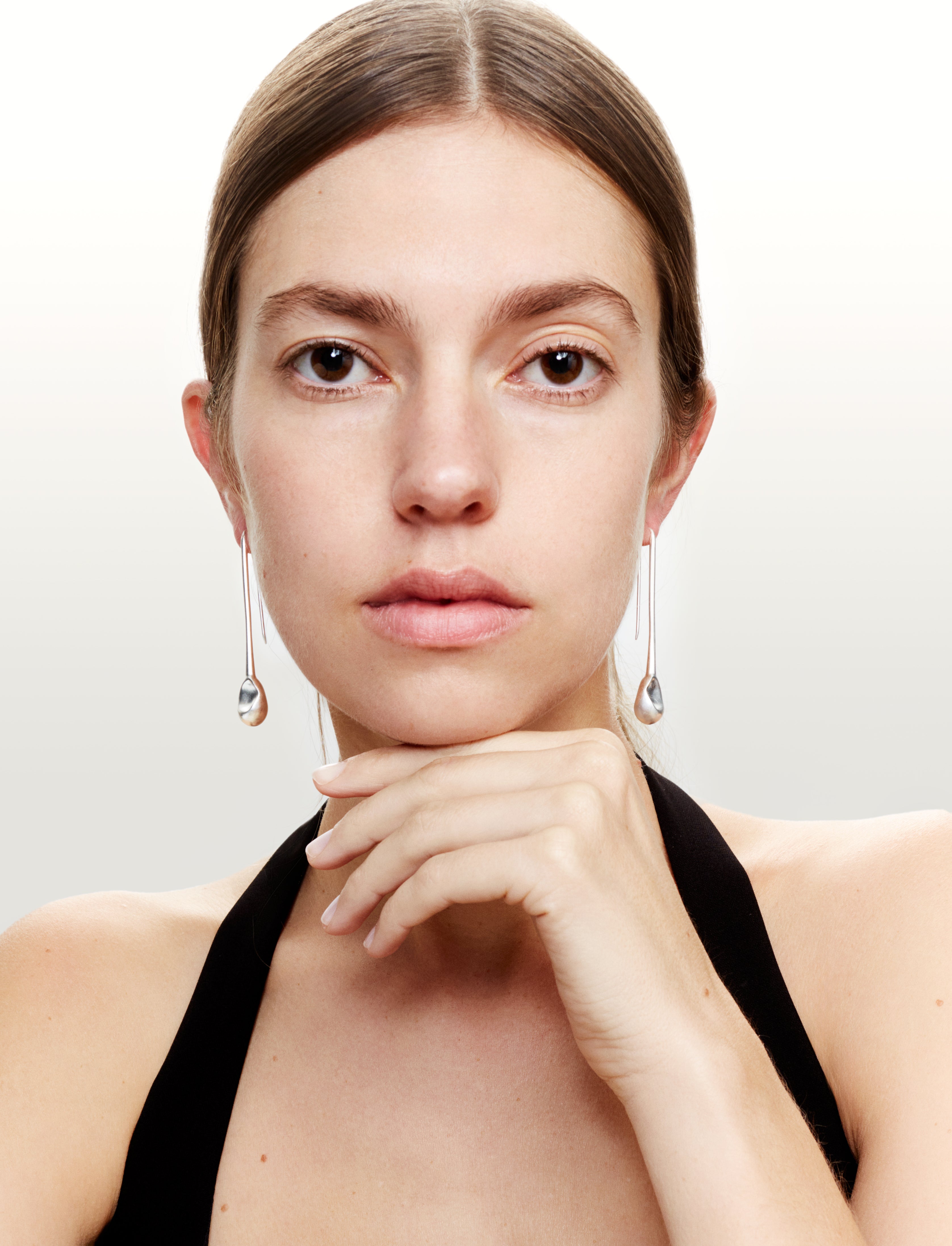 Silver Heart earrings