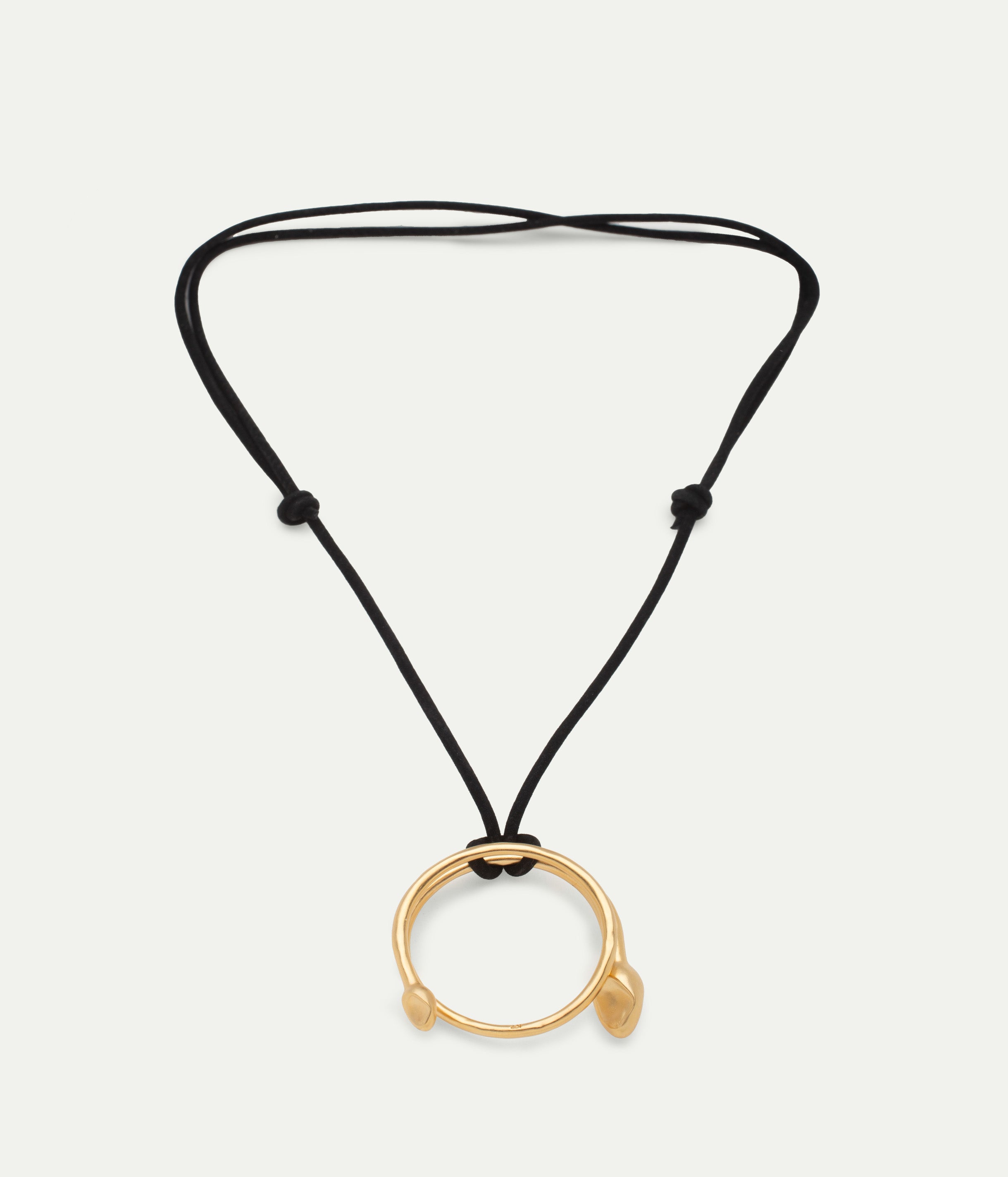 Vermeil Heart Loop Necklace