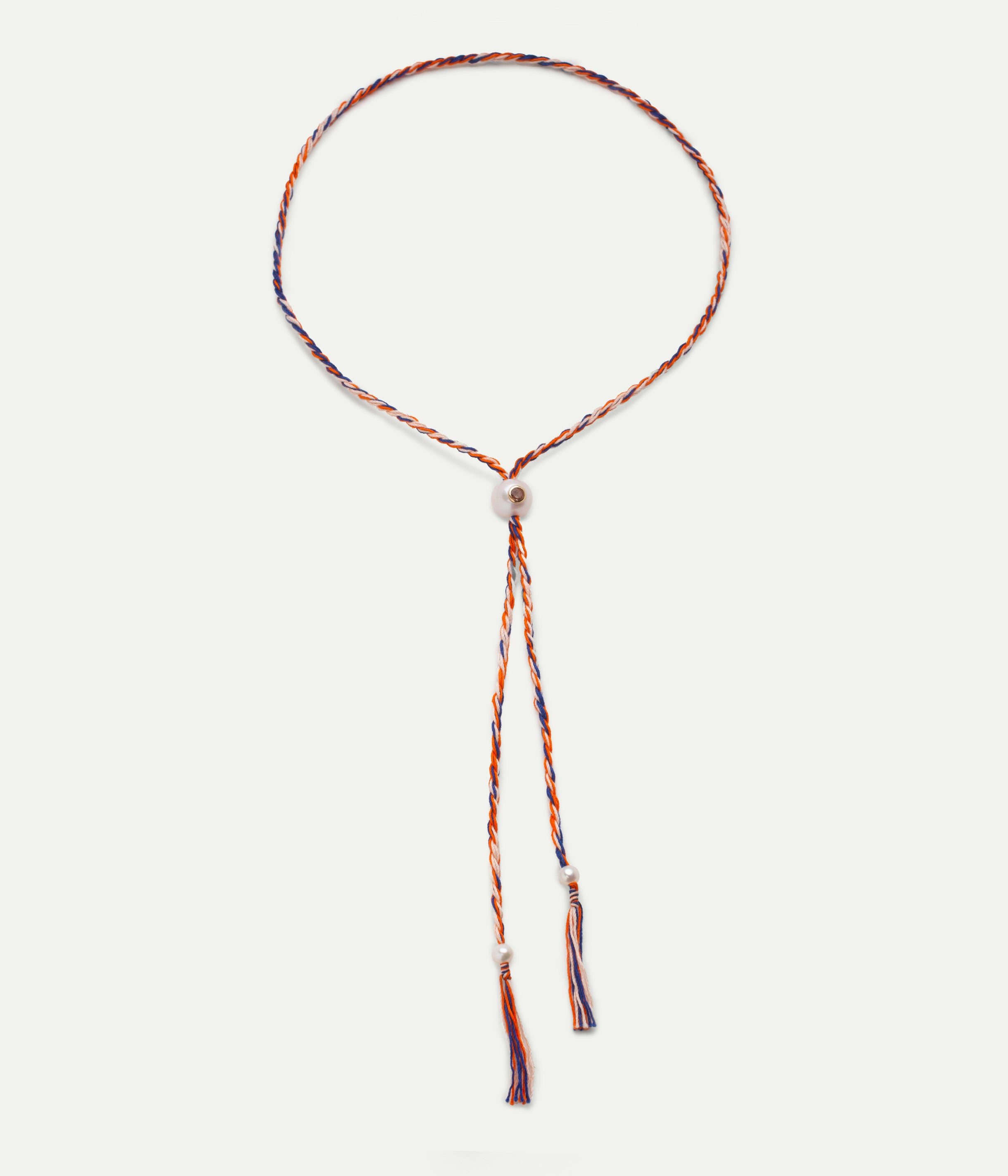 Collier Scarlett Orange Grenat