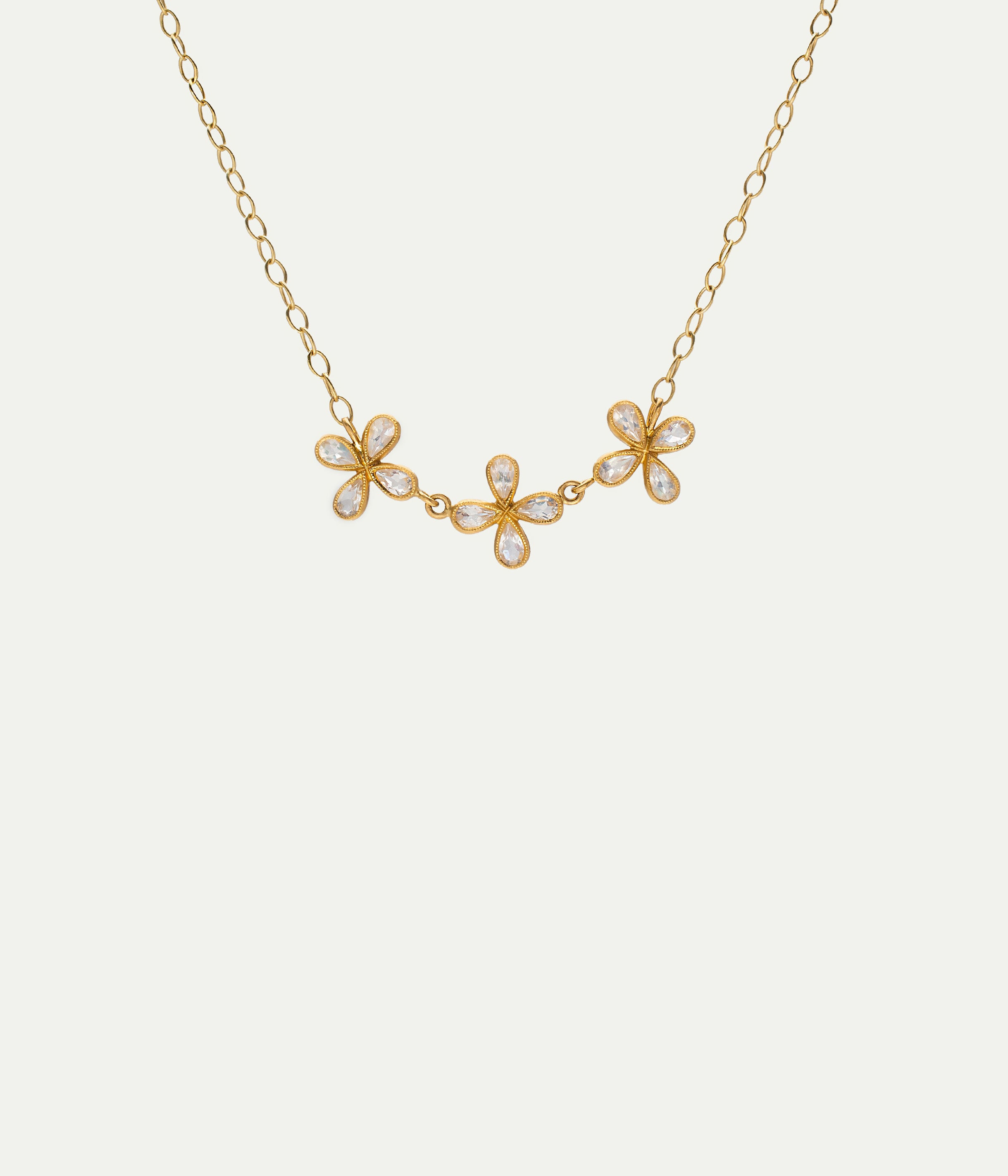 Star Moonstone Necklace