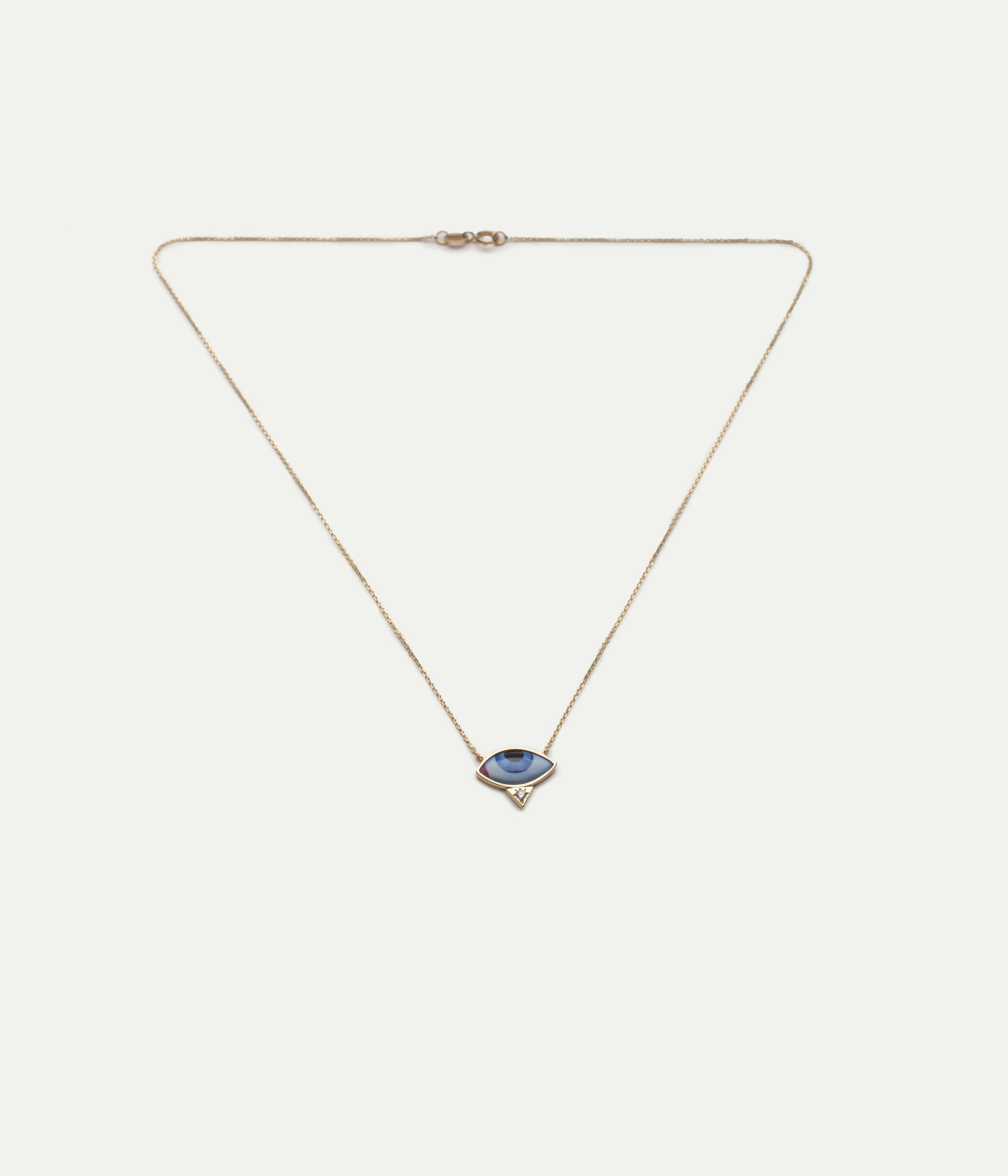 Collier Petit Bleu diamant