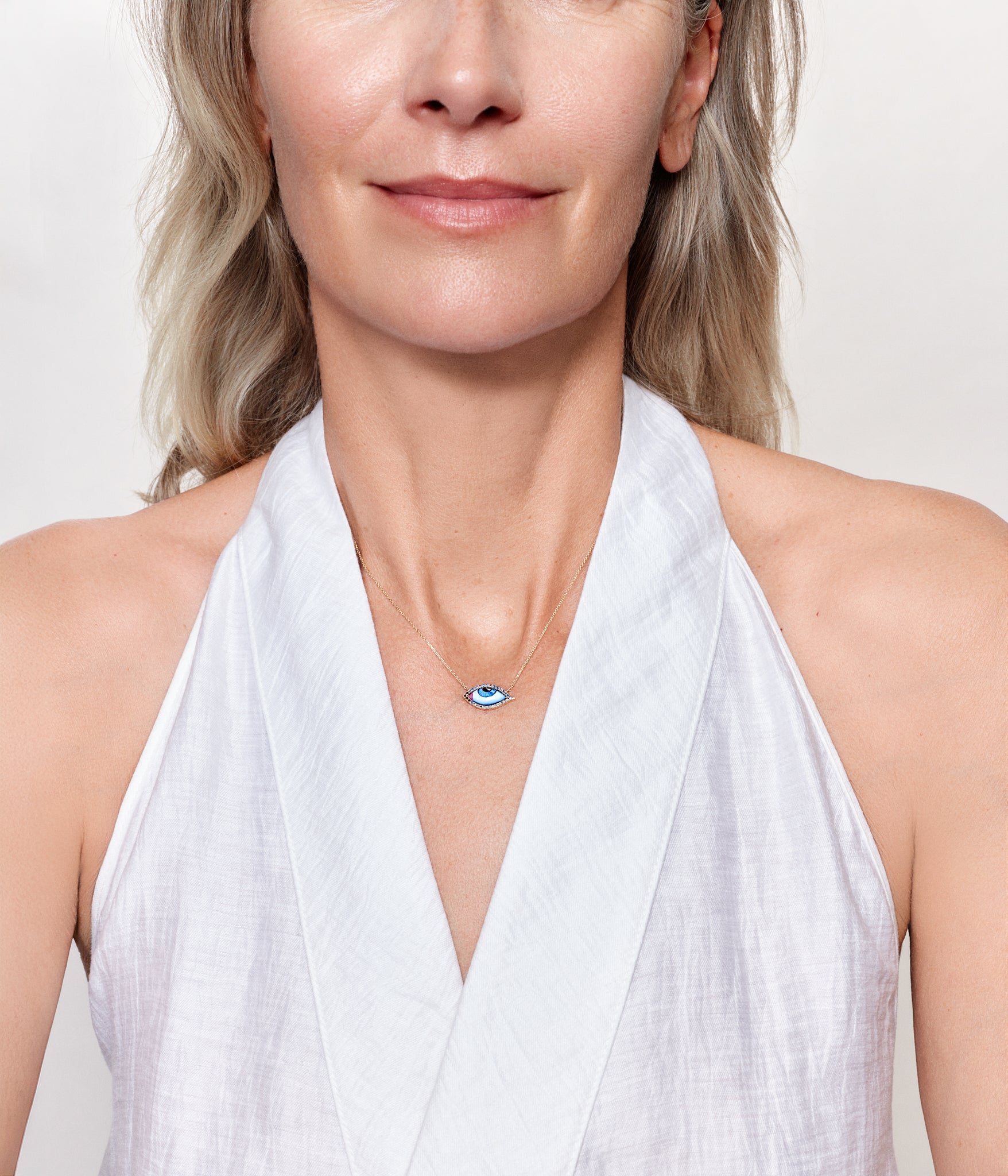Petit bleu necklace
