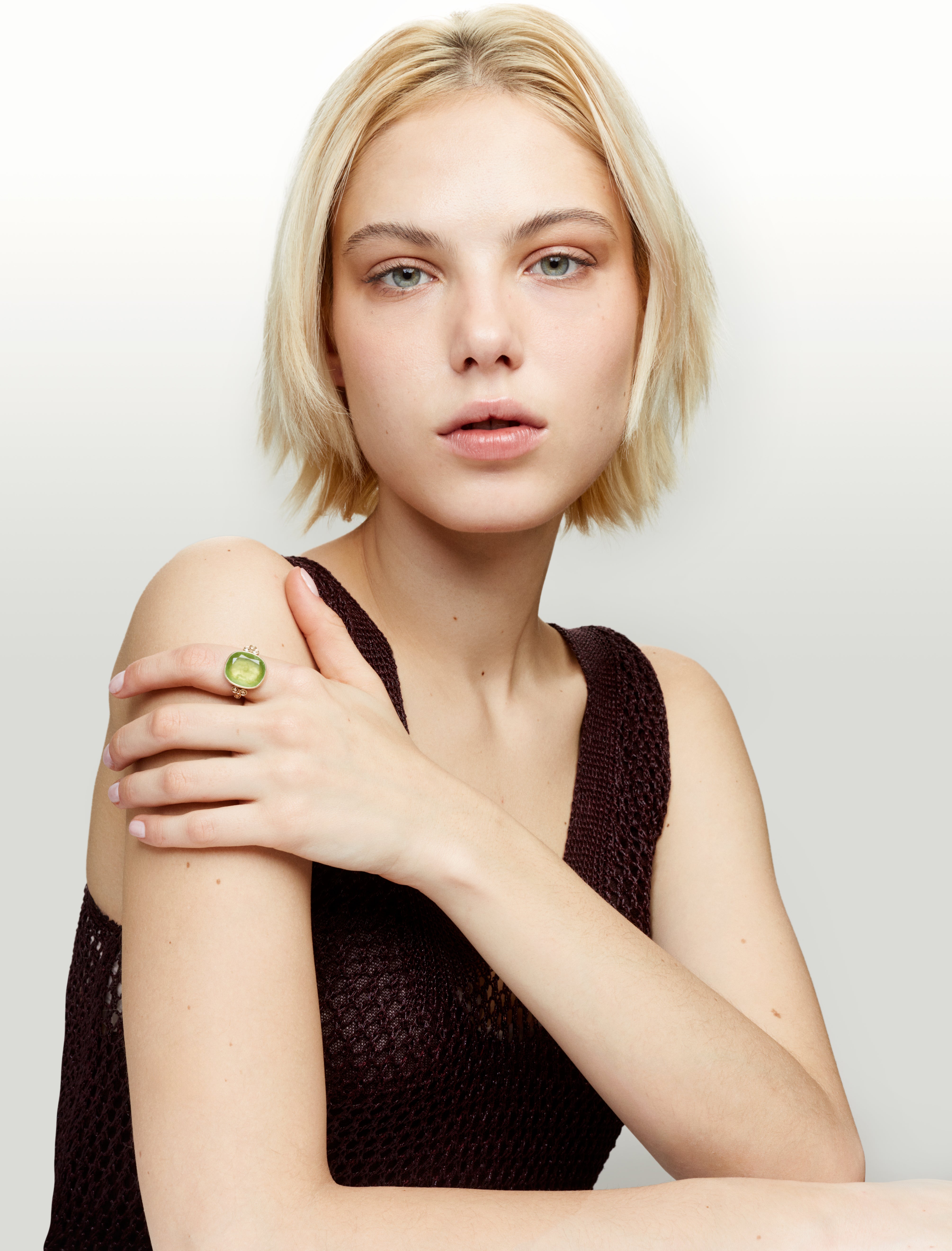 Beauty Square Tourmaline ring