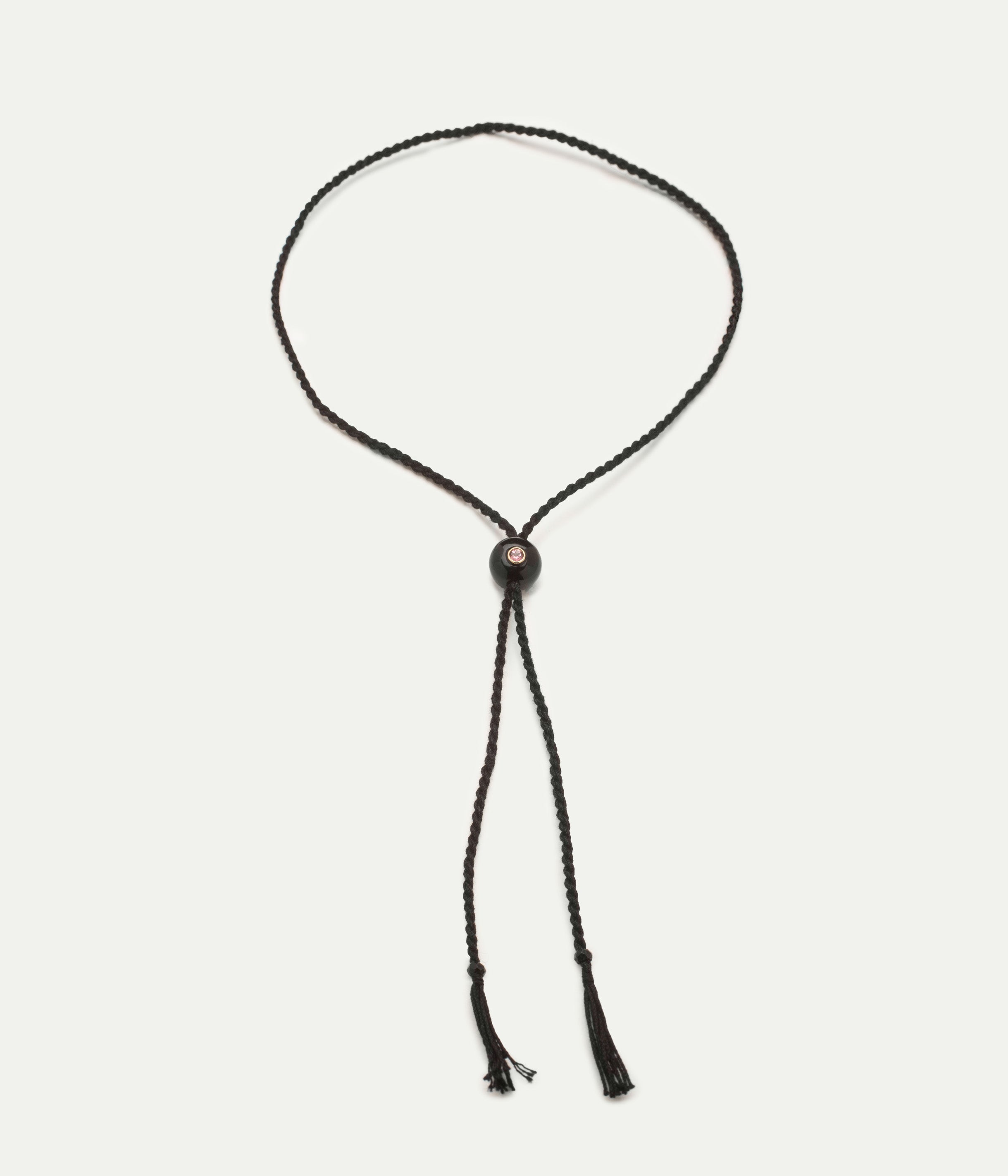 Collier scarlett Noir Tourmaline