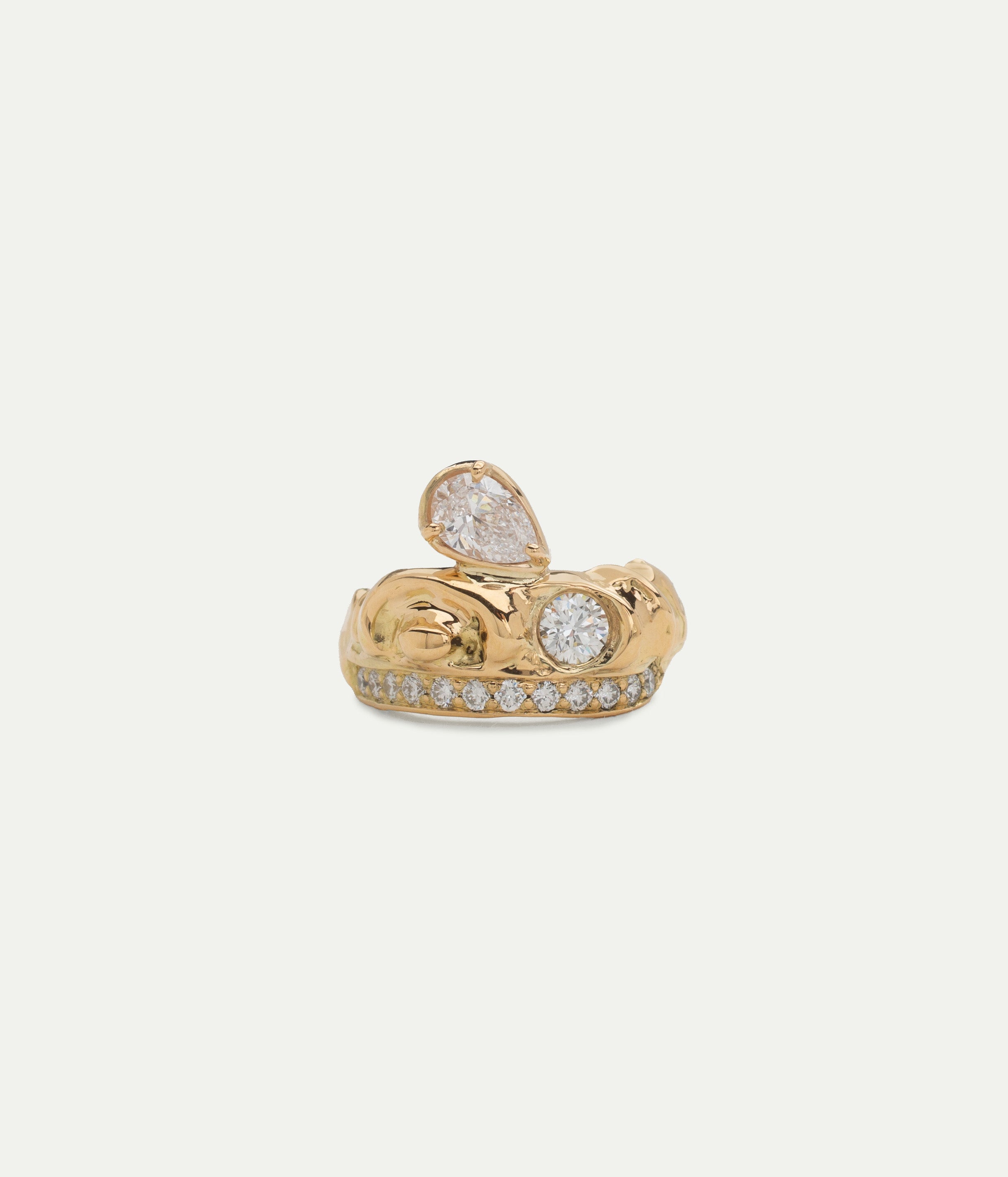 On Fire Diamonds ring