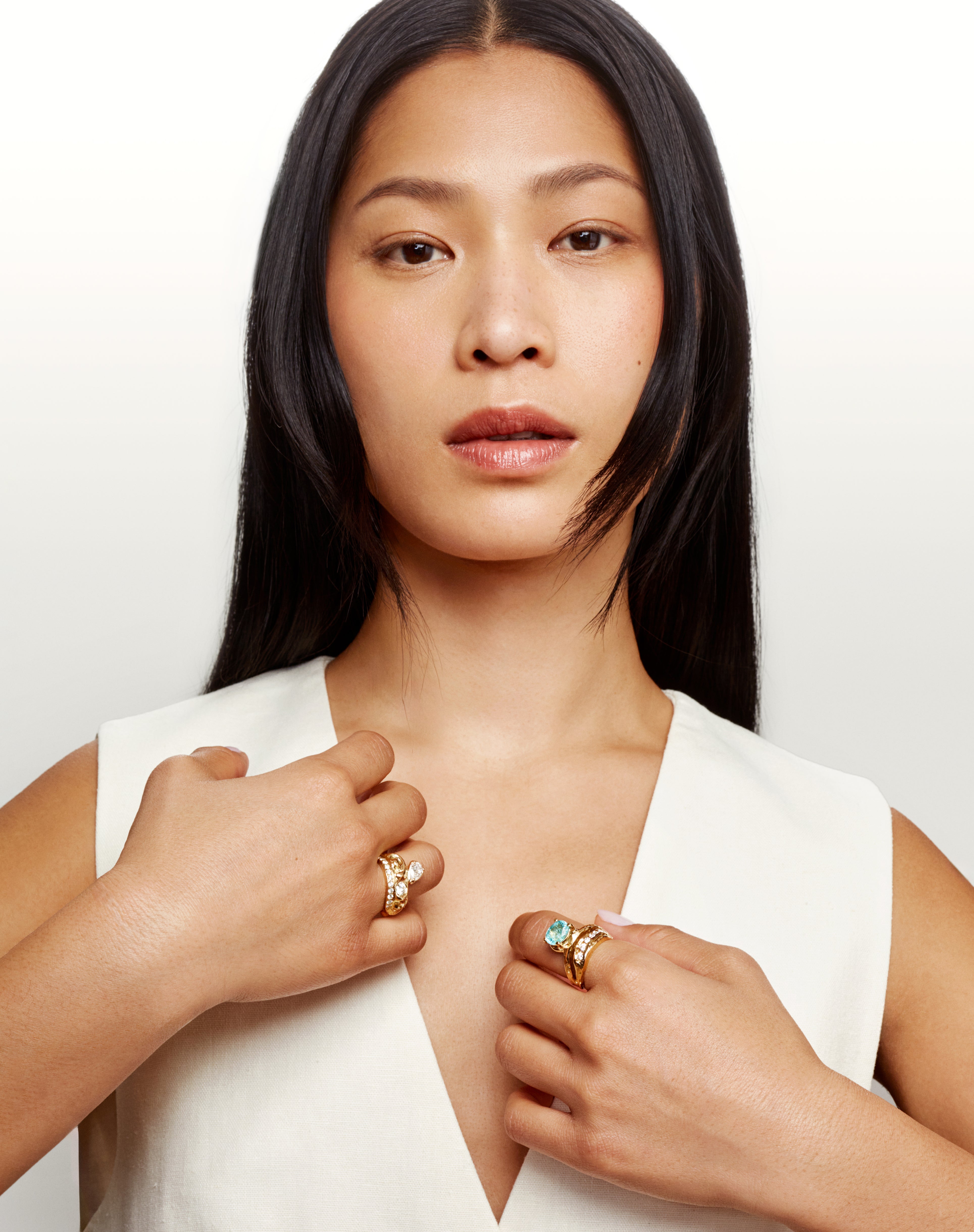 On Fire Diamonds ring