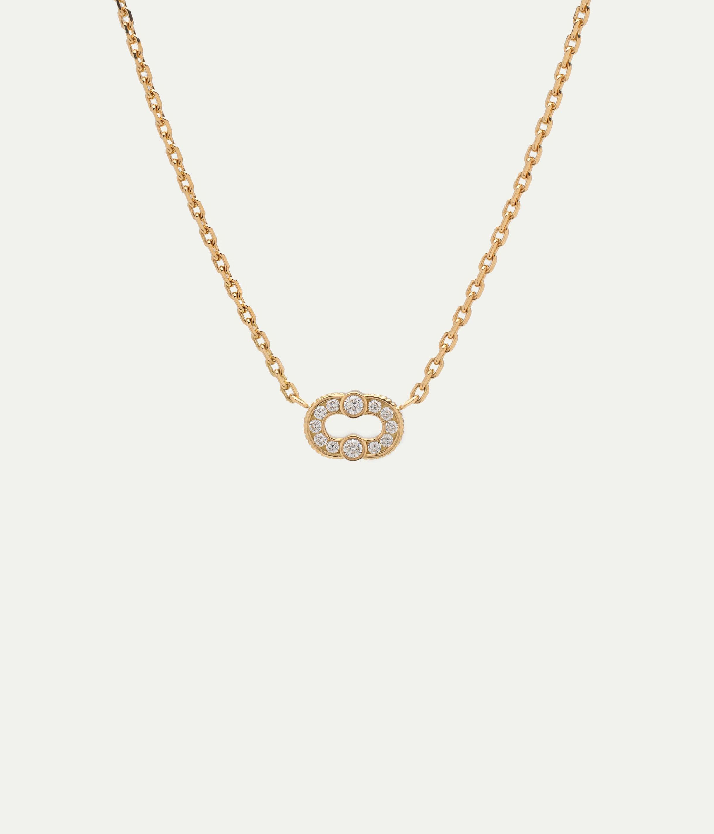 Magnetic diamond necklace