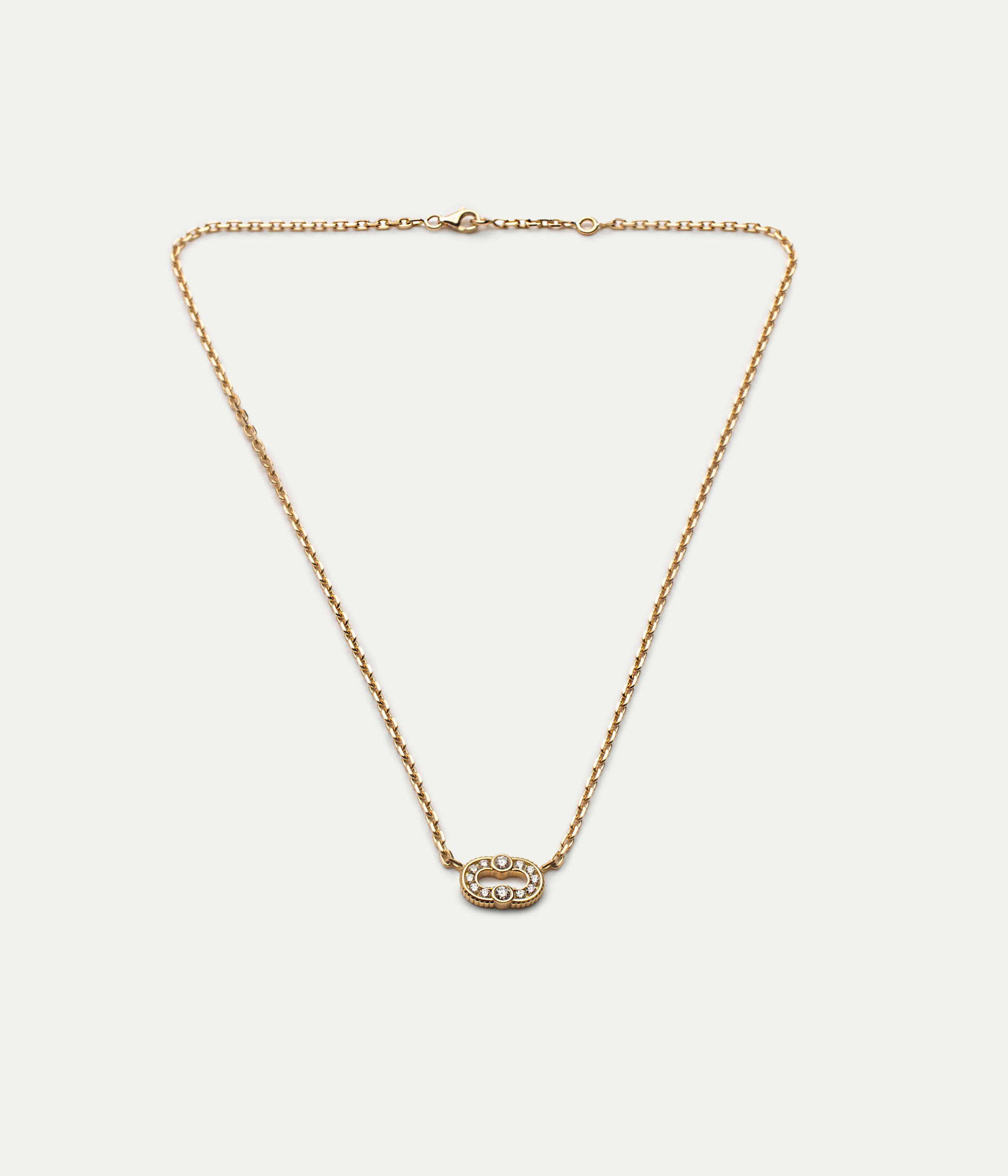 Magnetic diamond necklace